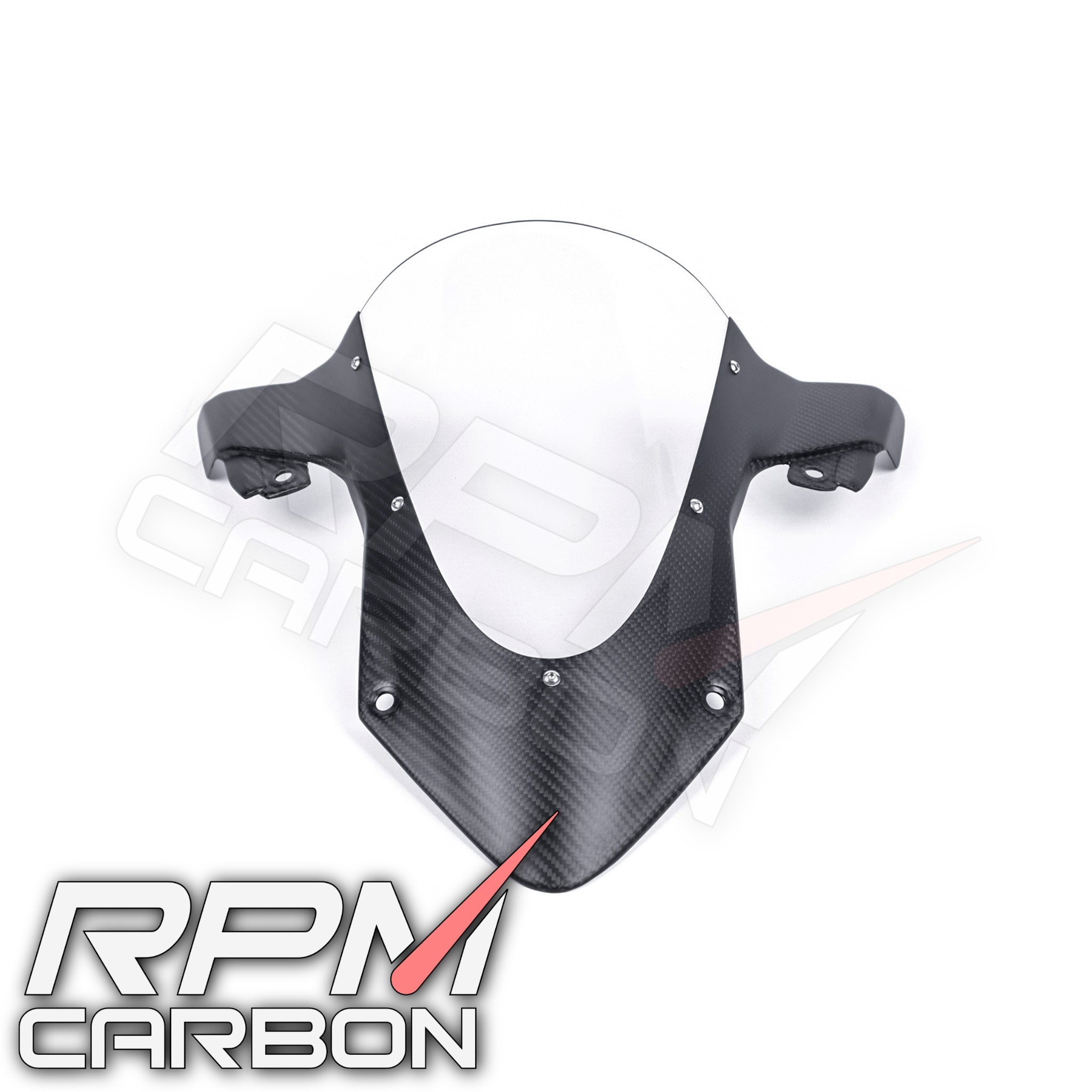 BMW S1000RR Windshield Carbon - Clear Glass (See Description)