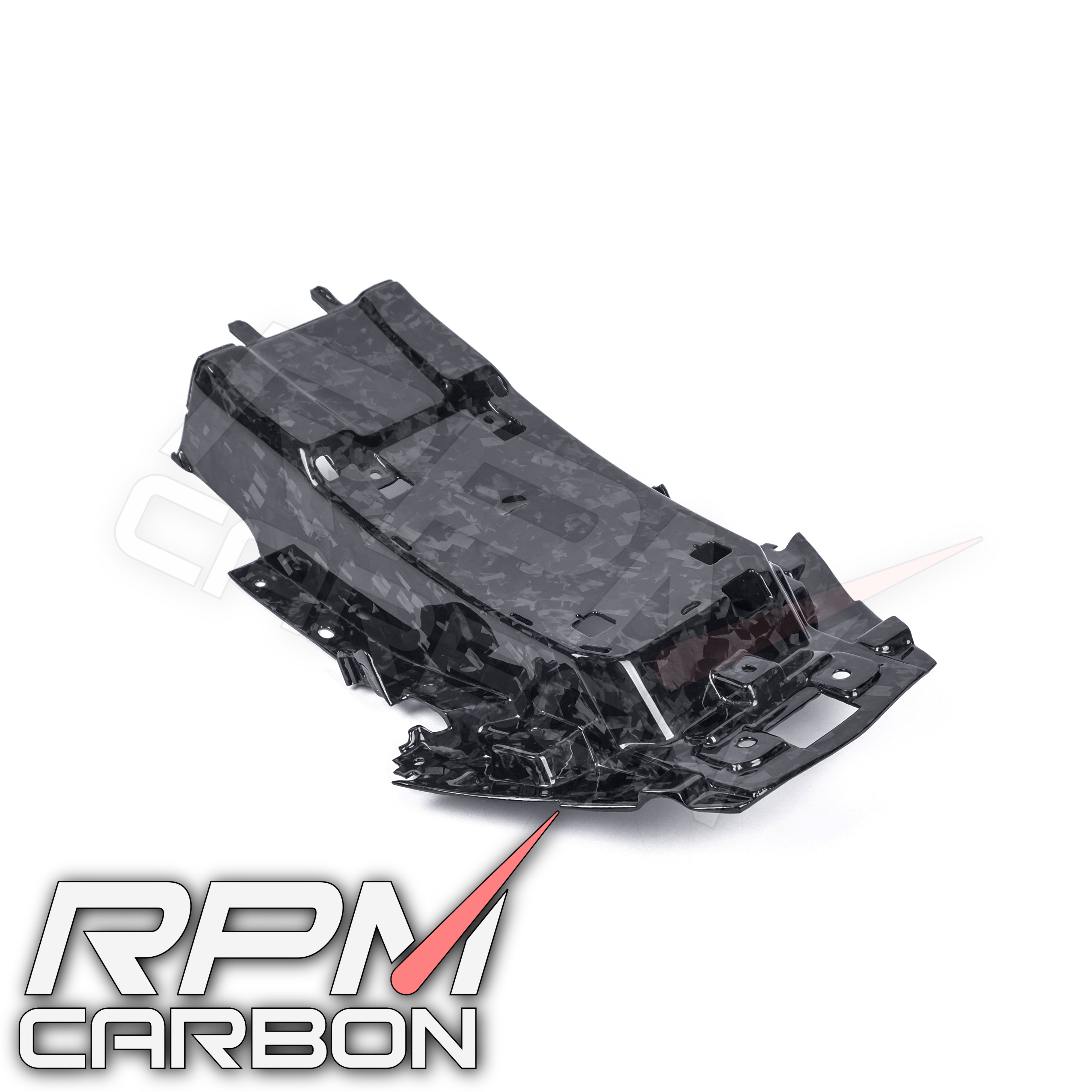 BMW S1000RR Carbon Fiber Sub-Frame Upper Bottom Cover