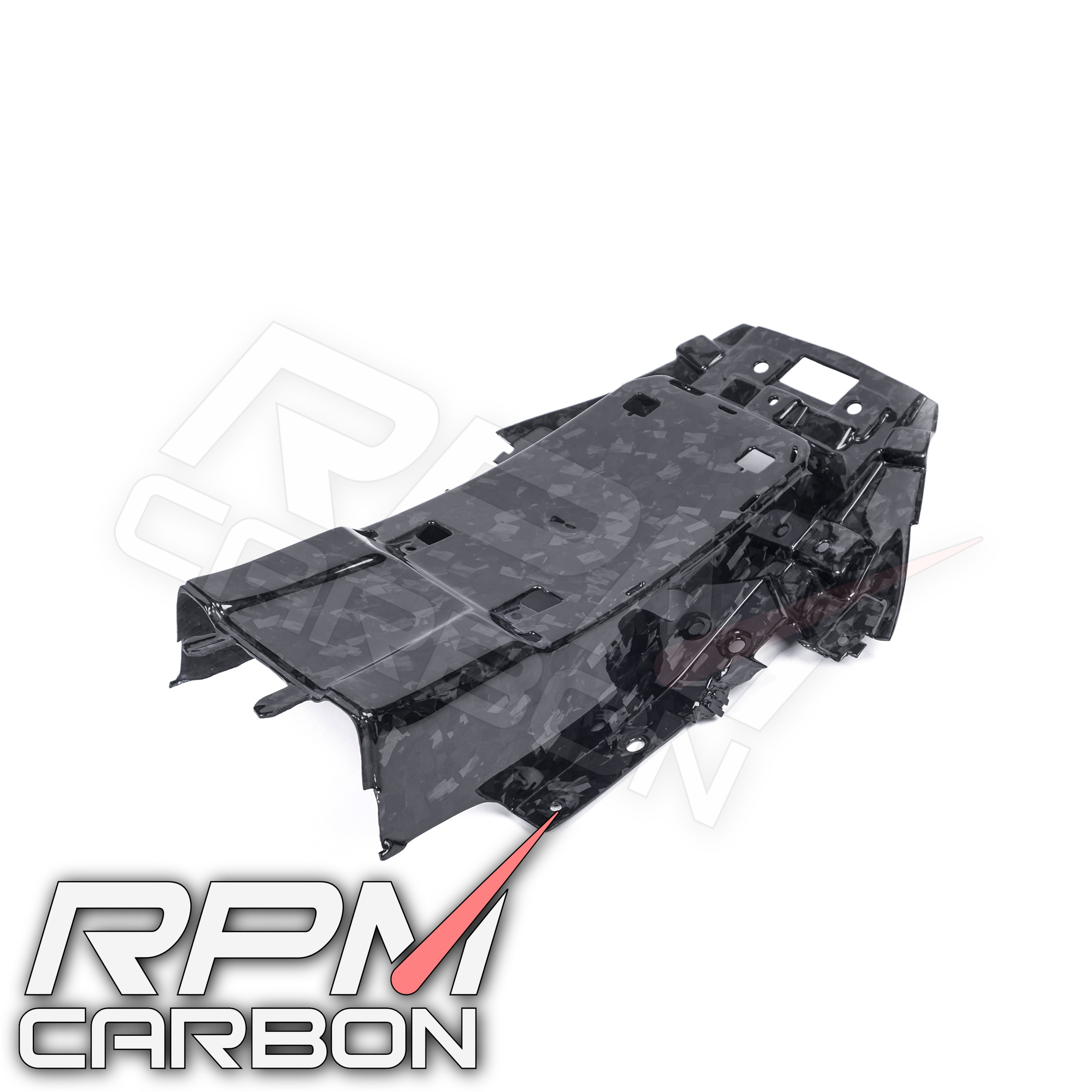 BMW S1000RR Carbon Fiber Sub-Frame Upper Bottom Cover