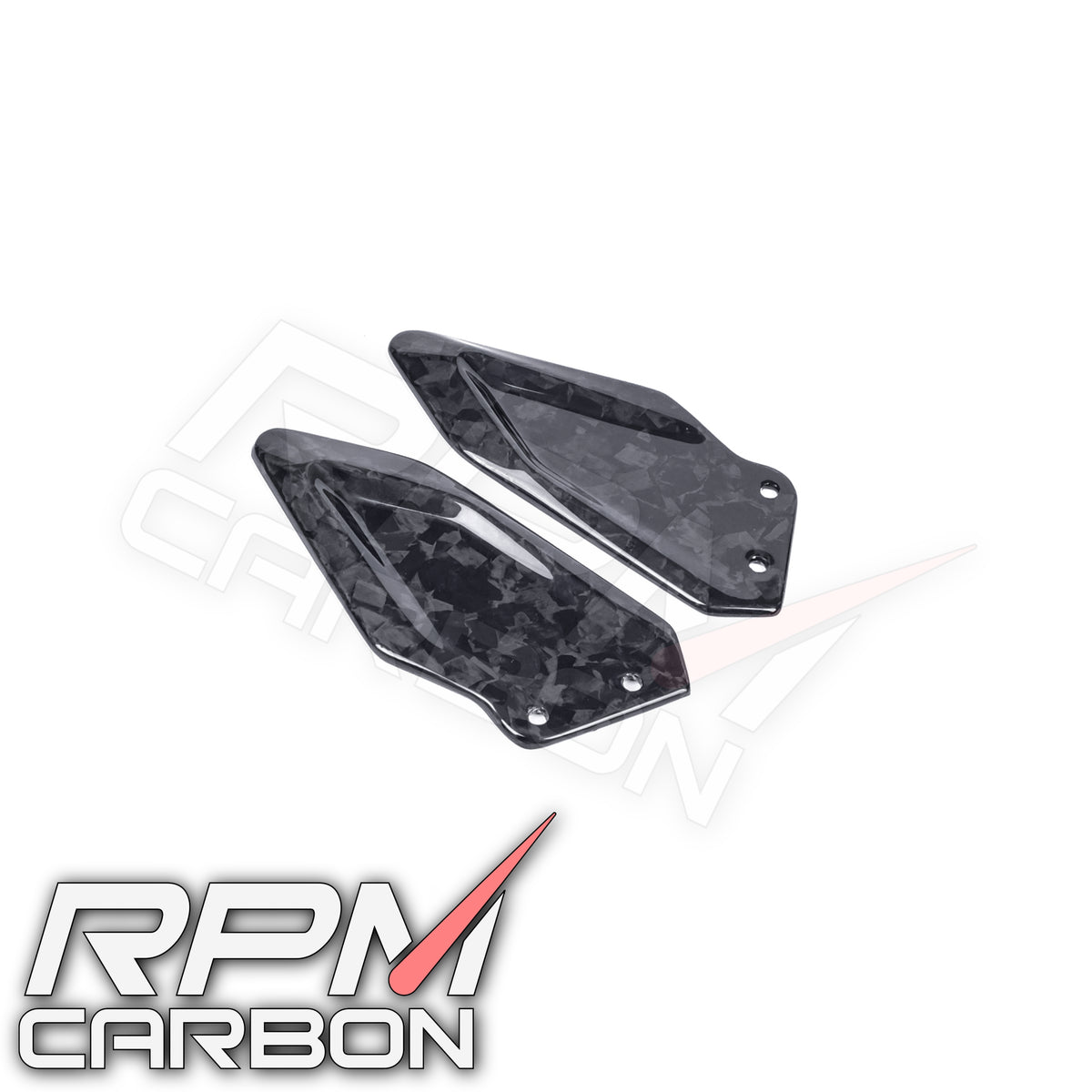 BMW S1000RR M1000RR M Rearset Carbon Fiber Heel Guards (Read Description)