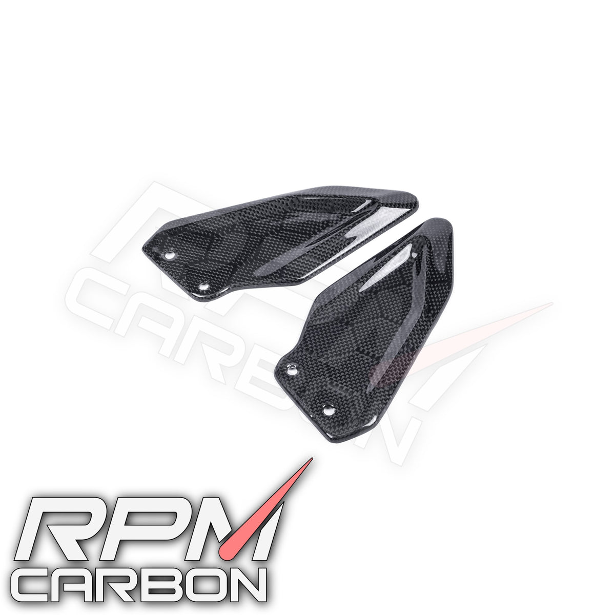 BMW S1000RR M1000RR M Rearset Carbon Fiber Heel Guards (Read Description)
