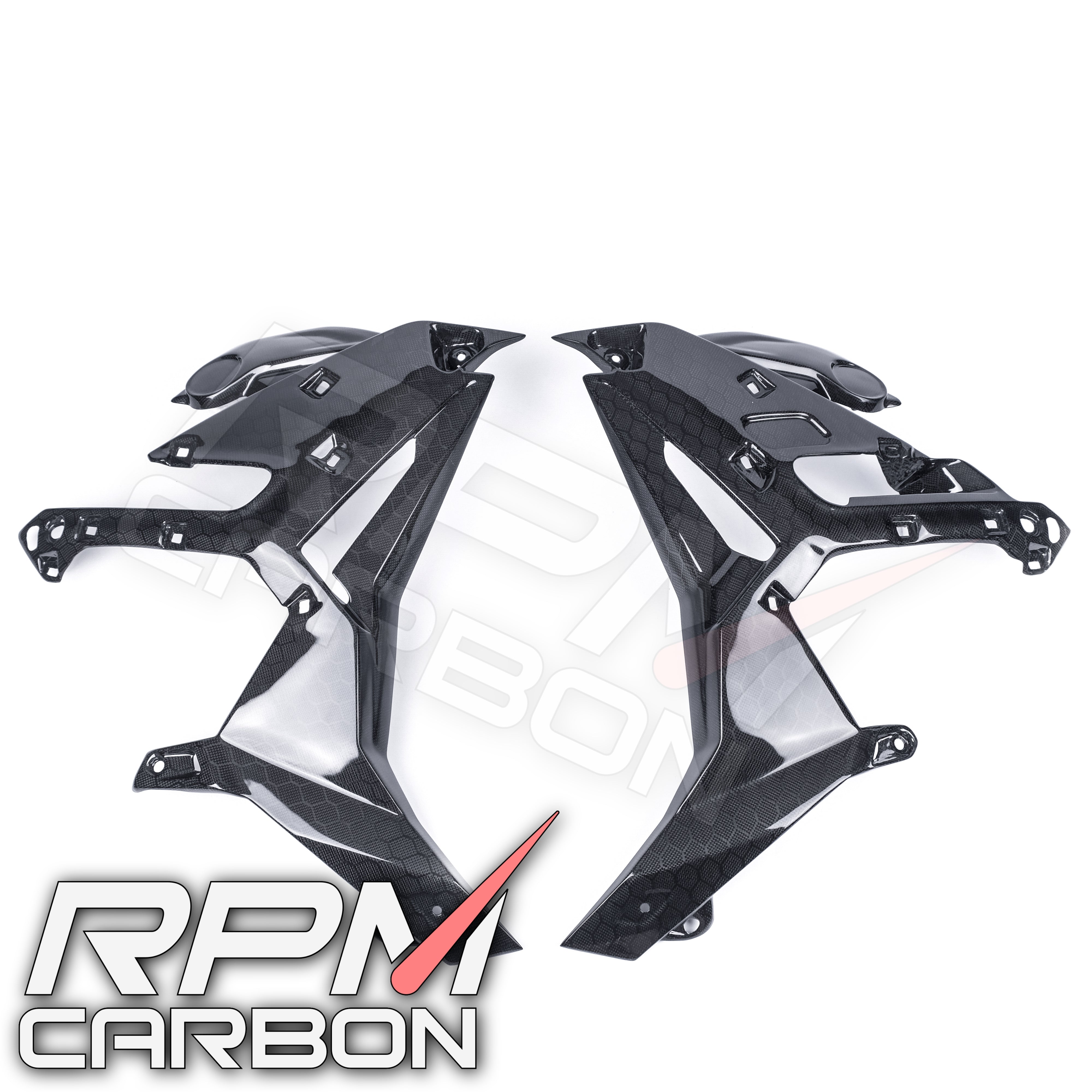 BMW S1000R Carbon Fiber Inner Side Fairings (Read Description)