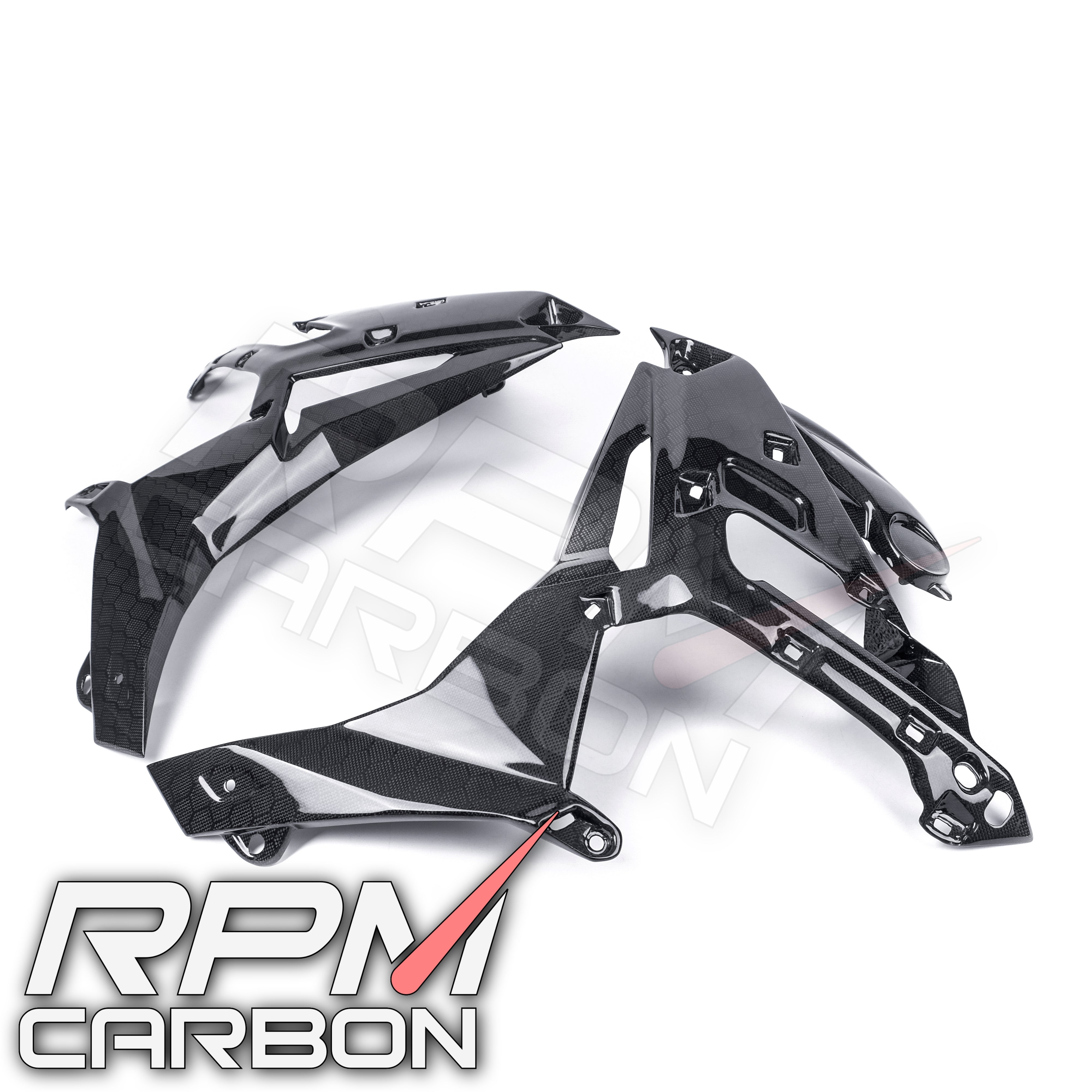 BMW S1000R Carbon Fiber Inner Side Fairings (Read Description)