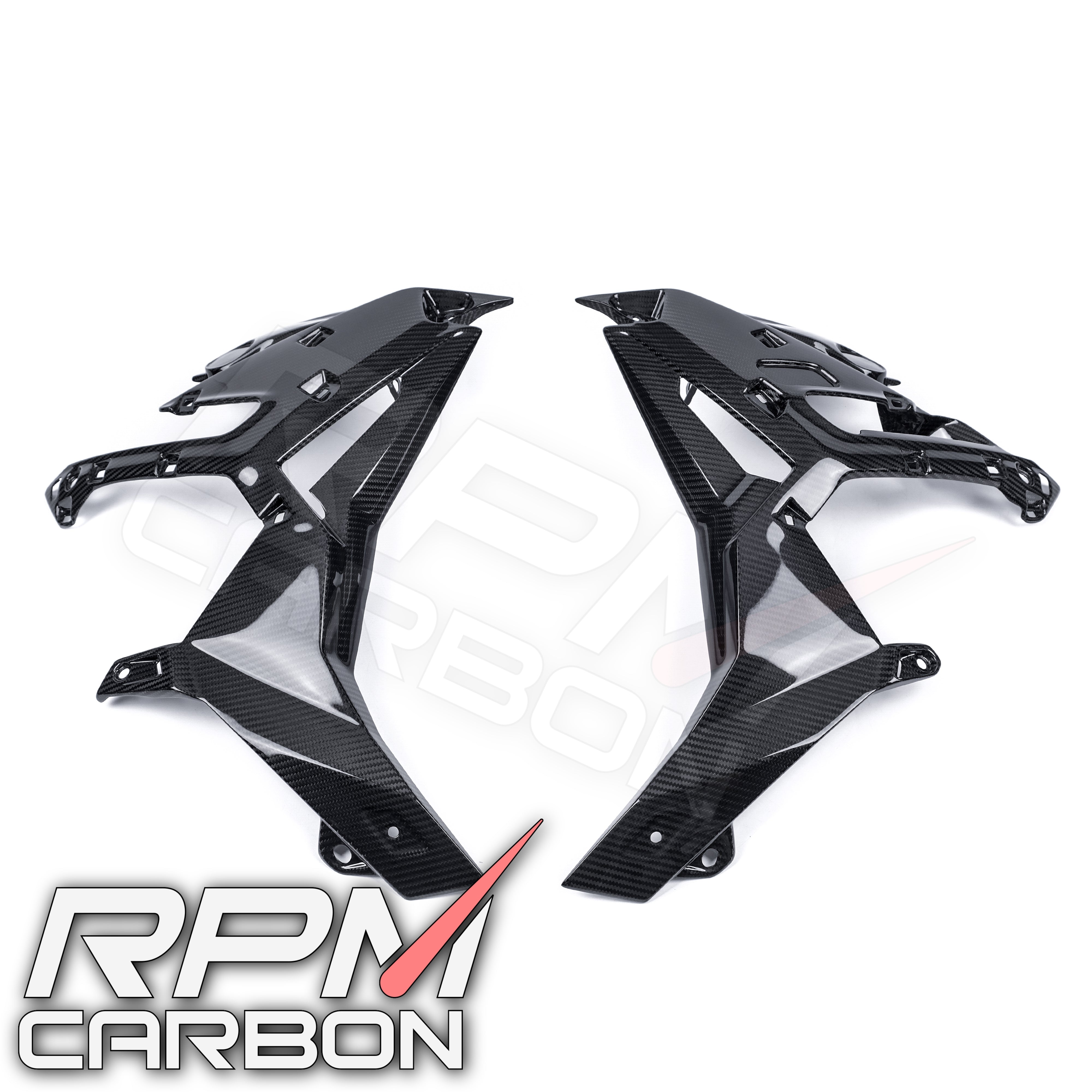 BMW S1000R Carbon Fiber Inner Side Fairings (Read Description)