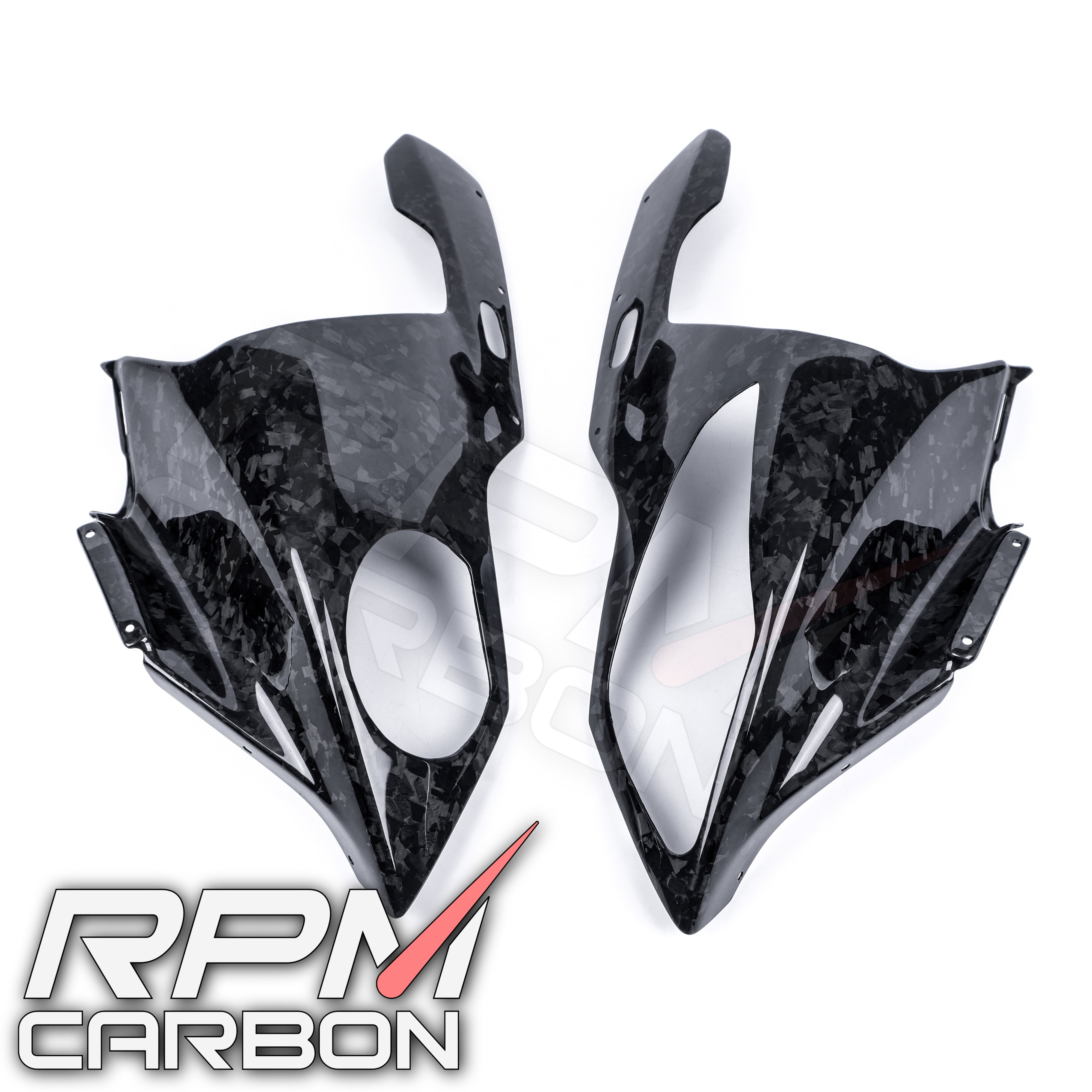 BMW HP4 S1000RR Carbon Fiber Front Headlight Fairing Cowls