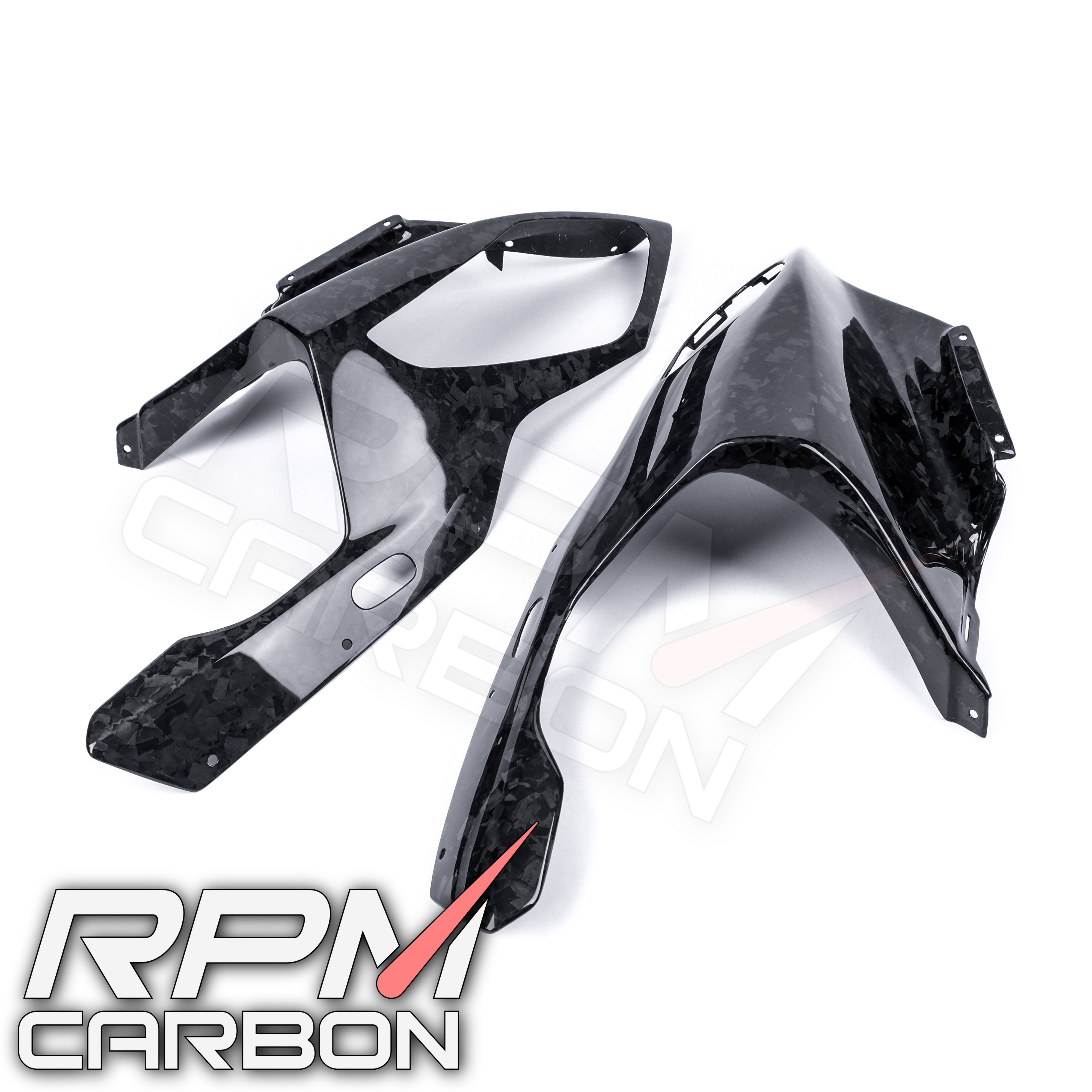 BMW HP4 S1000RR Carbon Fiber Front Headlight Fairing Cowls