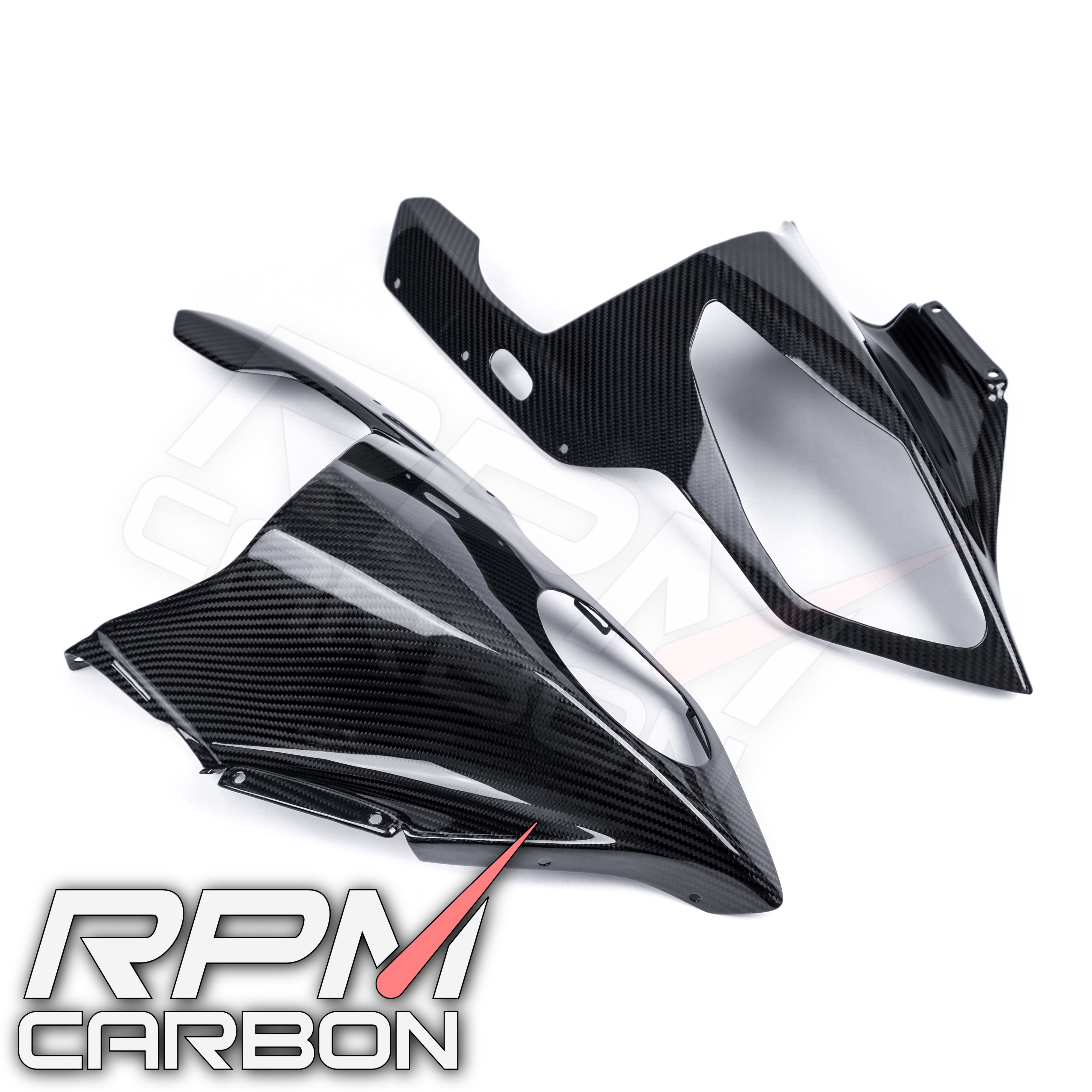 BMW HP4 S1000RR Carbon Fiber Front Headlight Fairing Cowls