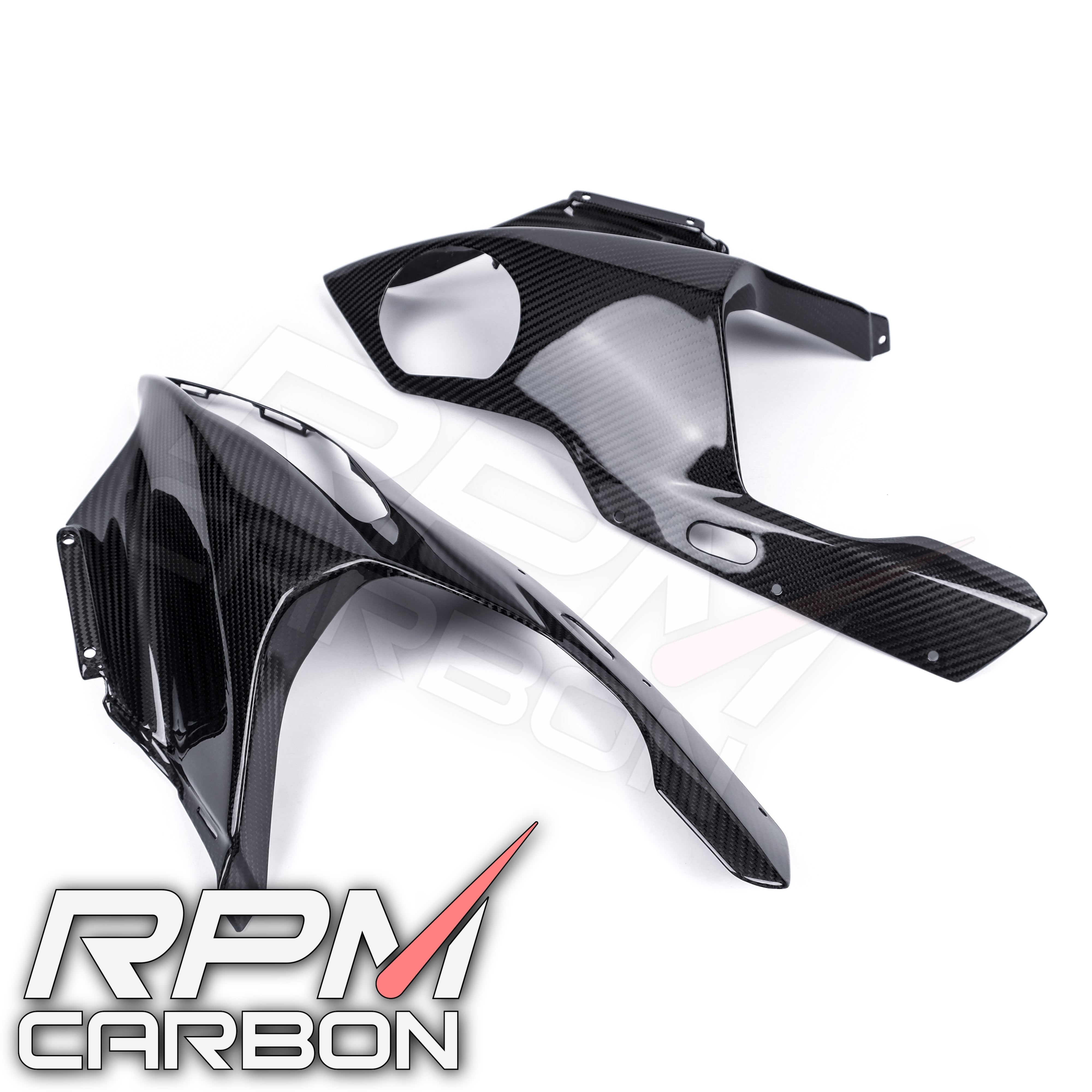 BMW HP4 S1000RR Carbon Fiber Front Headlight Fairing Cowls