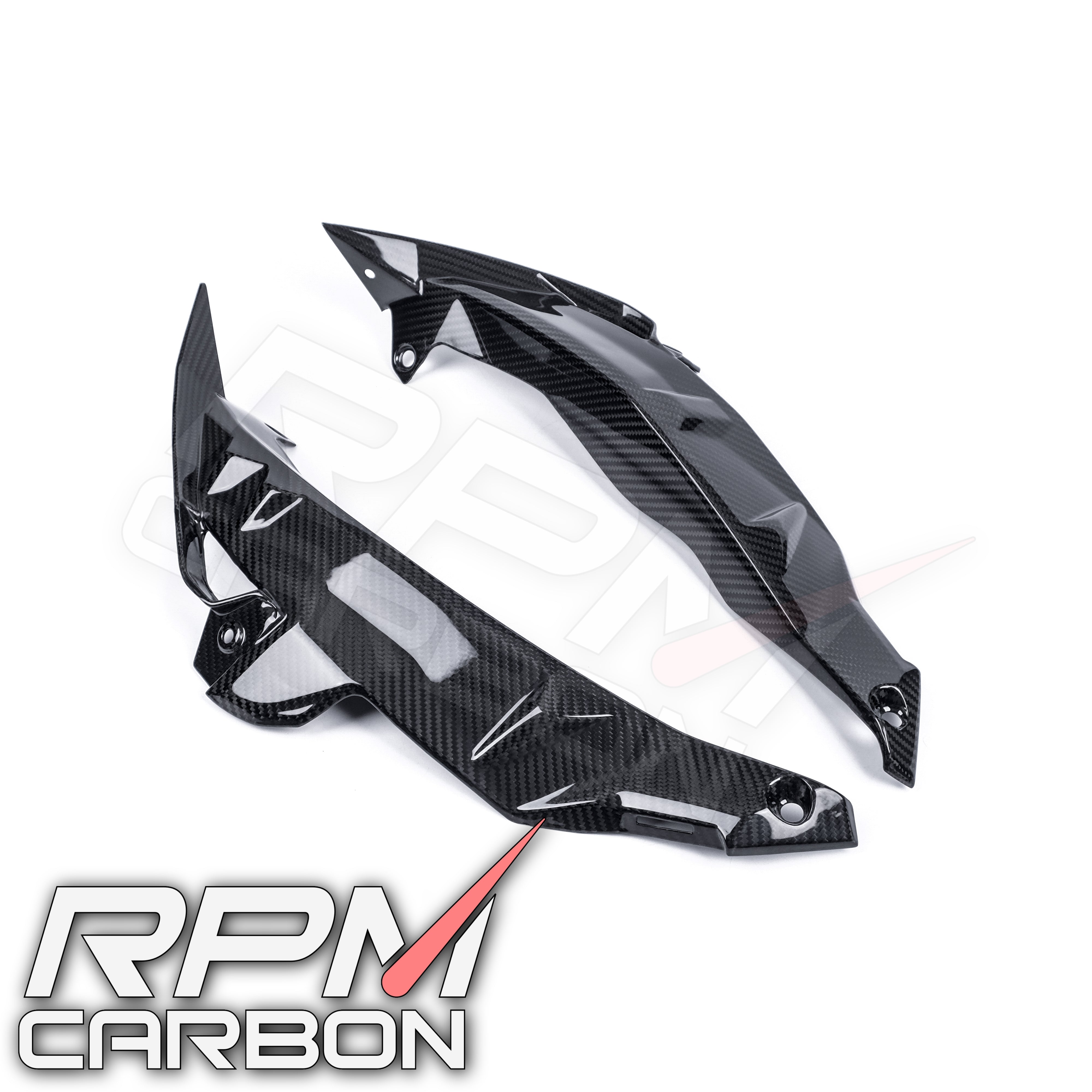 BMW S1000R Carbon Fiber Upper Radiator Side Panels