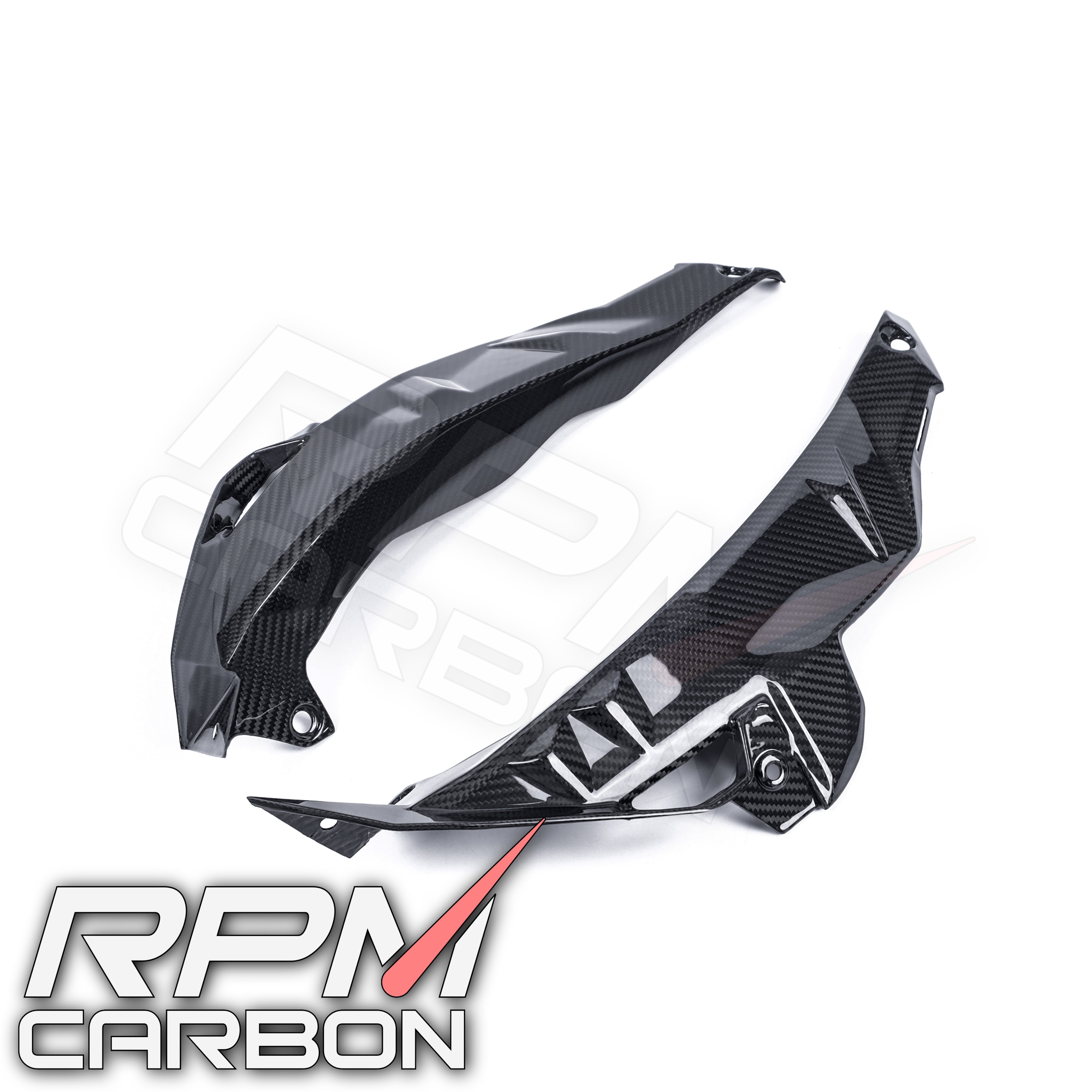 BMW S1000R Carbon Fiber Upper Radiator Side Panels