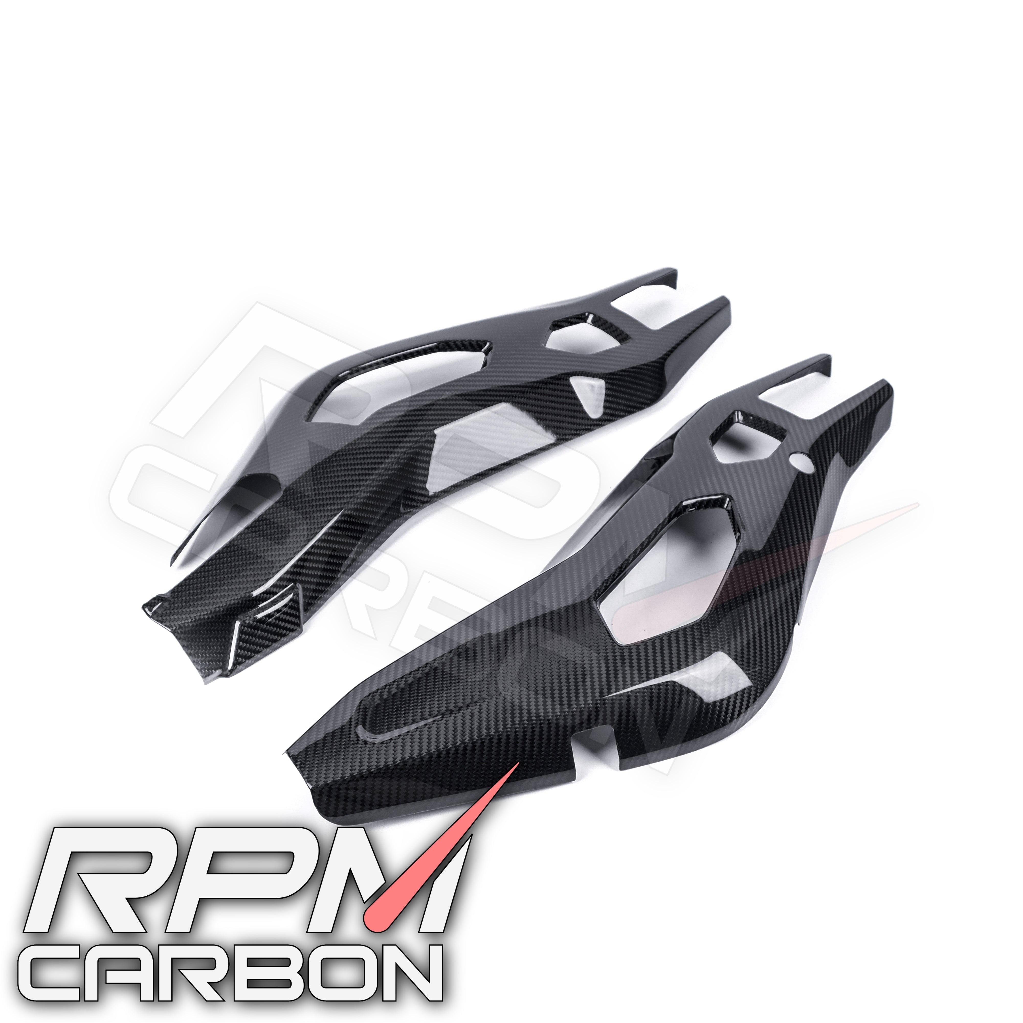 BMW S1000XR 2021+ Carbon Fiber Swingarm Covers