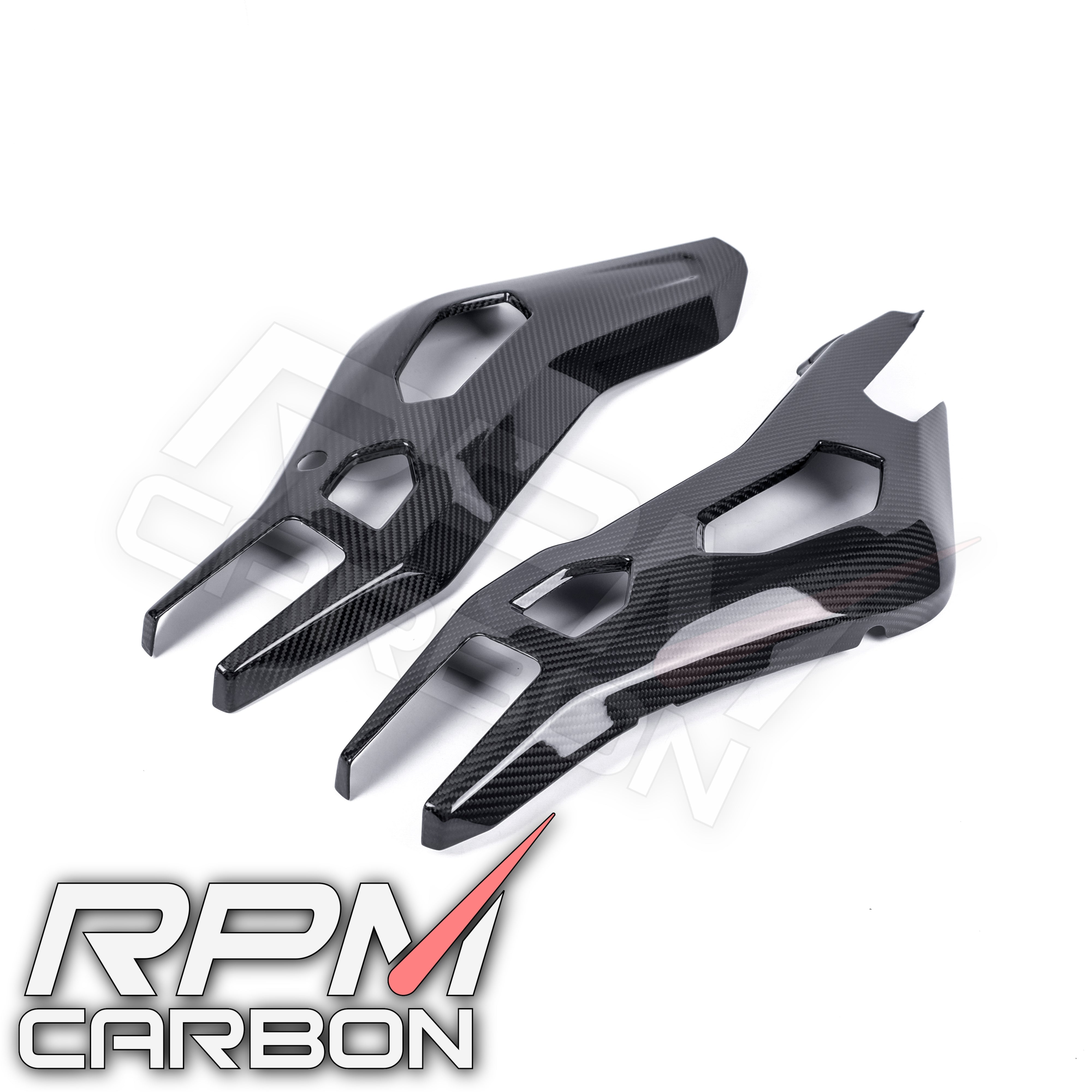 BMW S1000XR 2021+ Carbon Fiber Swingarm Covers