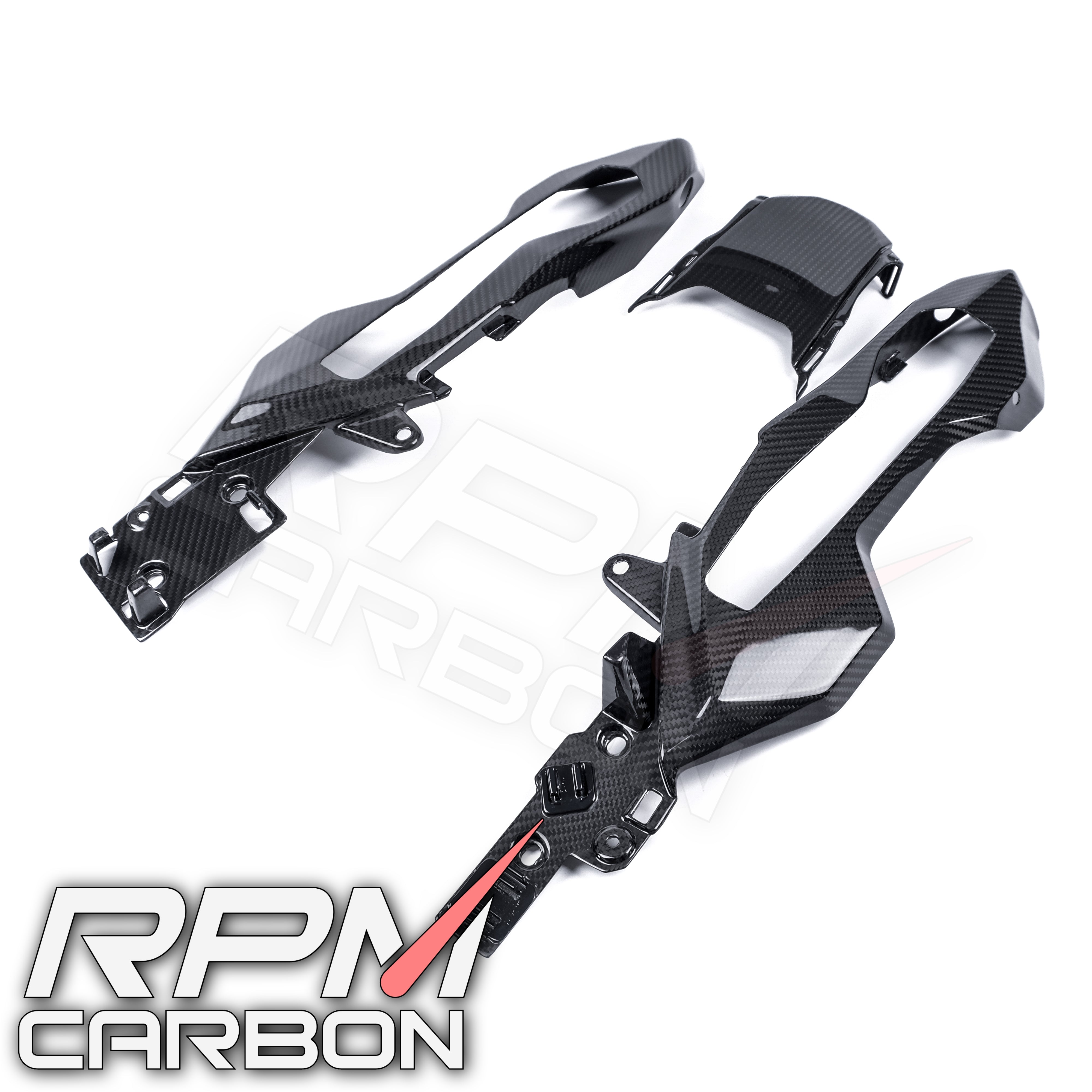 BMW S1000XR 2021+ Carbon Fiber Tail Side Panels