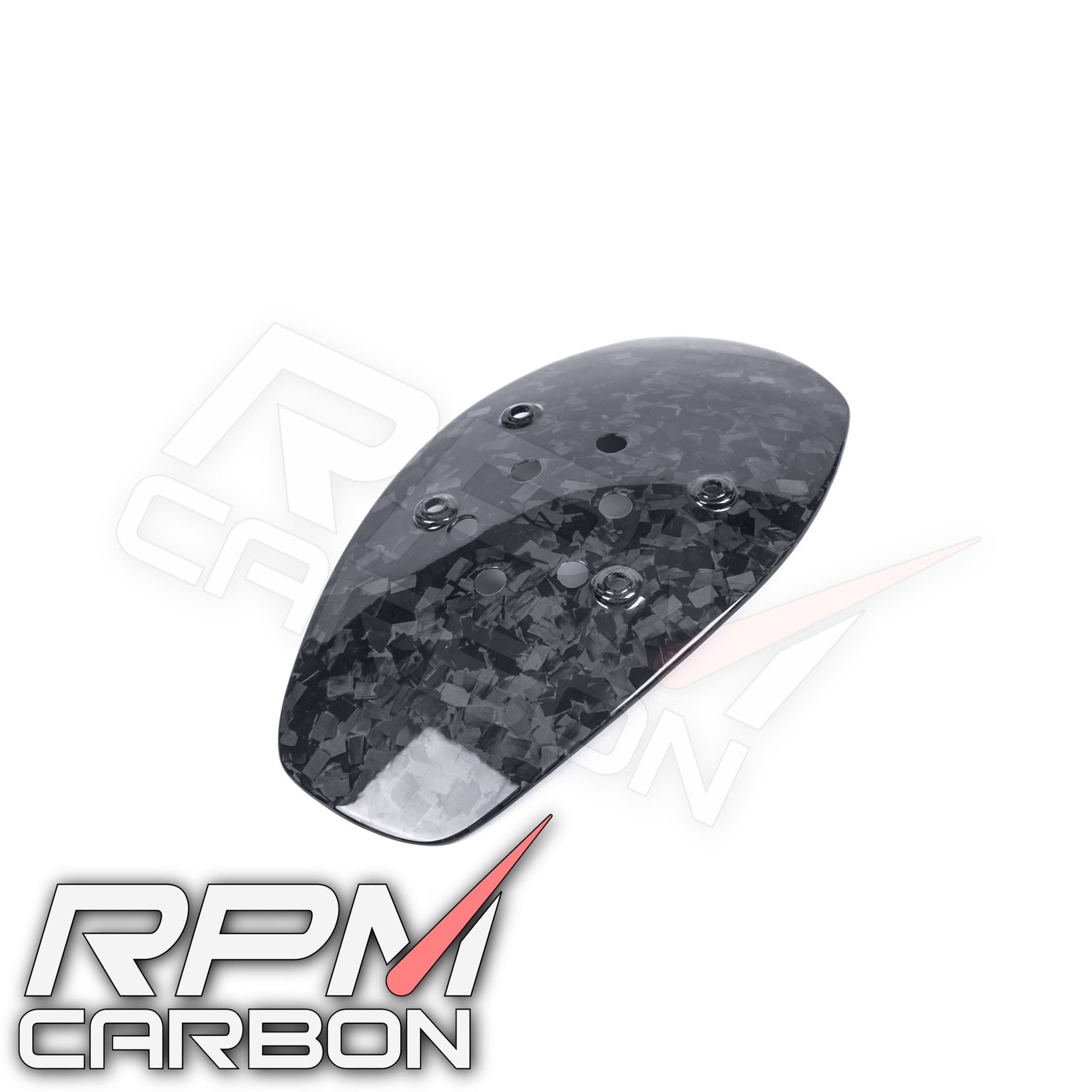 Ducati Diavel V4 1260 Carbon Fiber Splash Guard License Holder