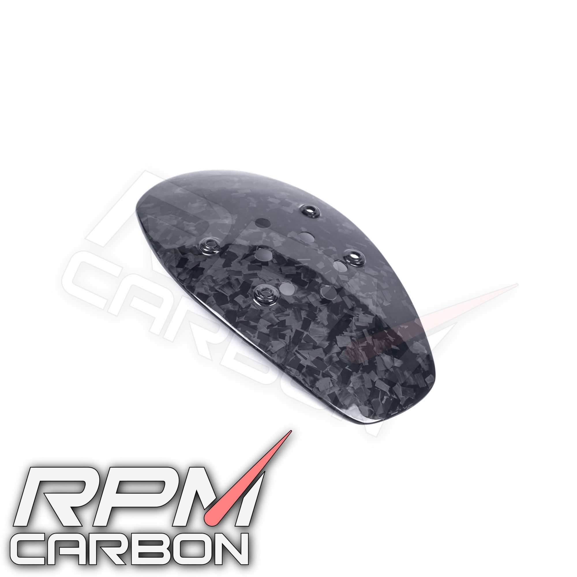 Ducati Diavel V4 1260 Carbon Fiber Splash Guard License Holder