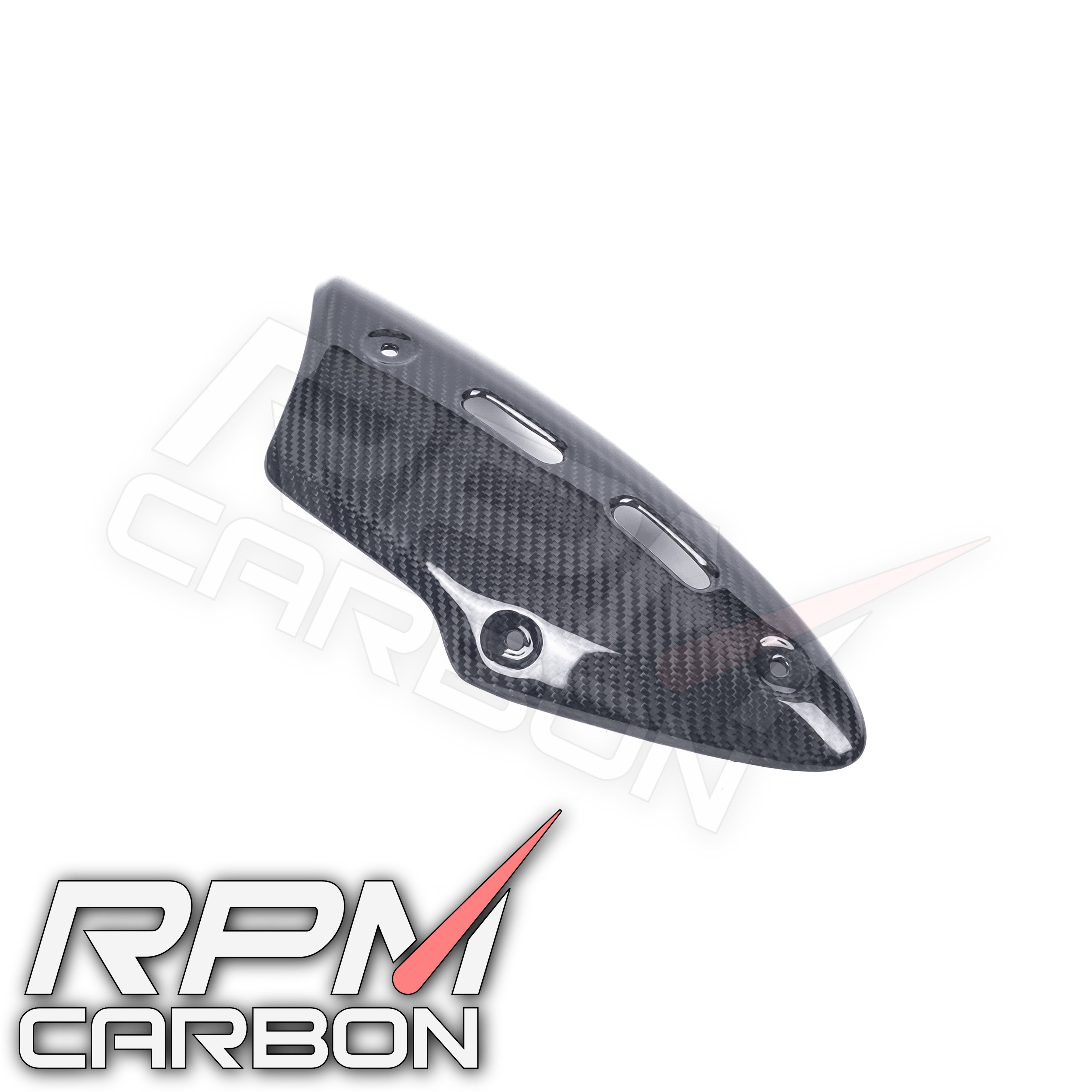 Ducati Diavel Auspuffschild aus Karbonfaser