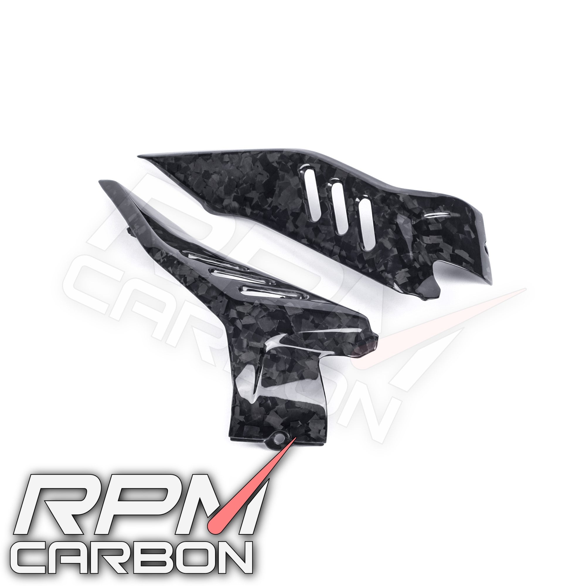 Ducati Diavel V4 Carbon Fiber Tank Side Panels
