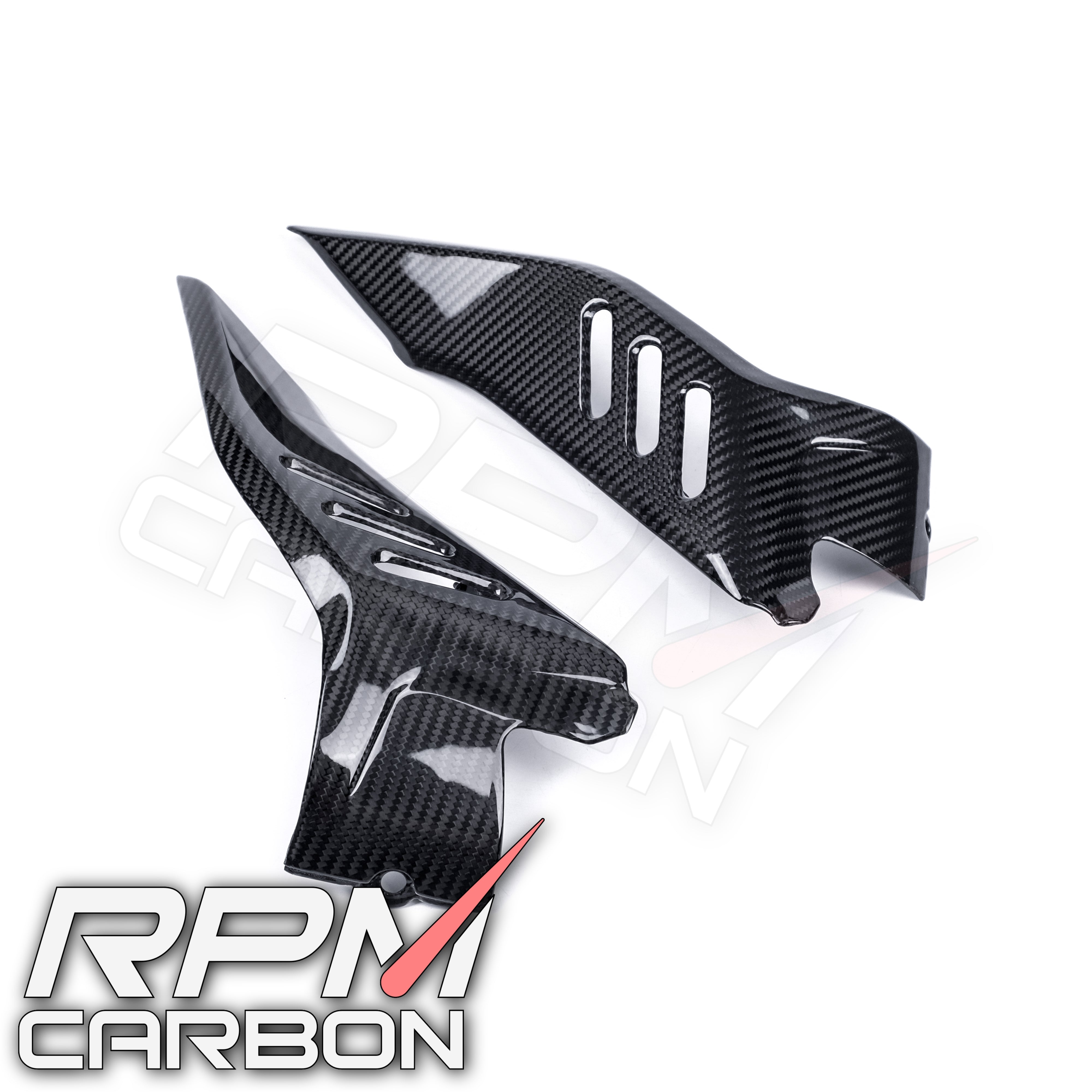 Ducati Diavel V4 Carbon Fiber Tank Side Panels