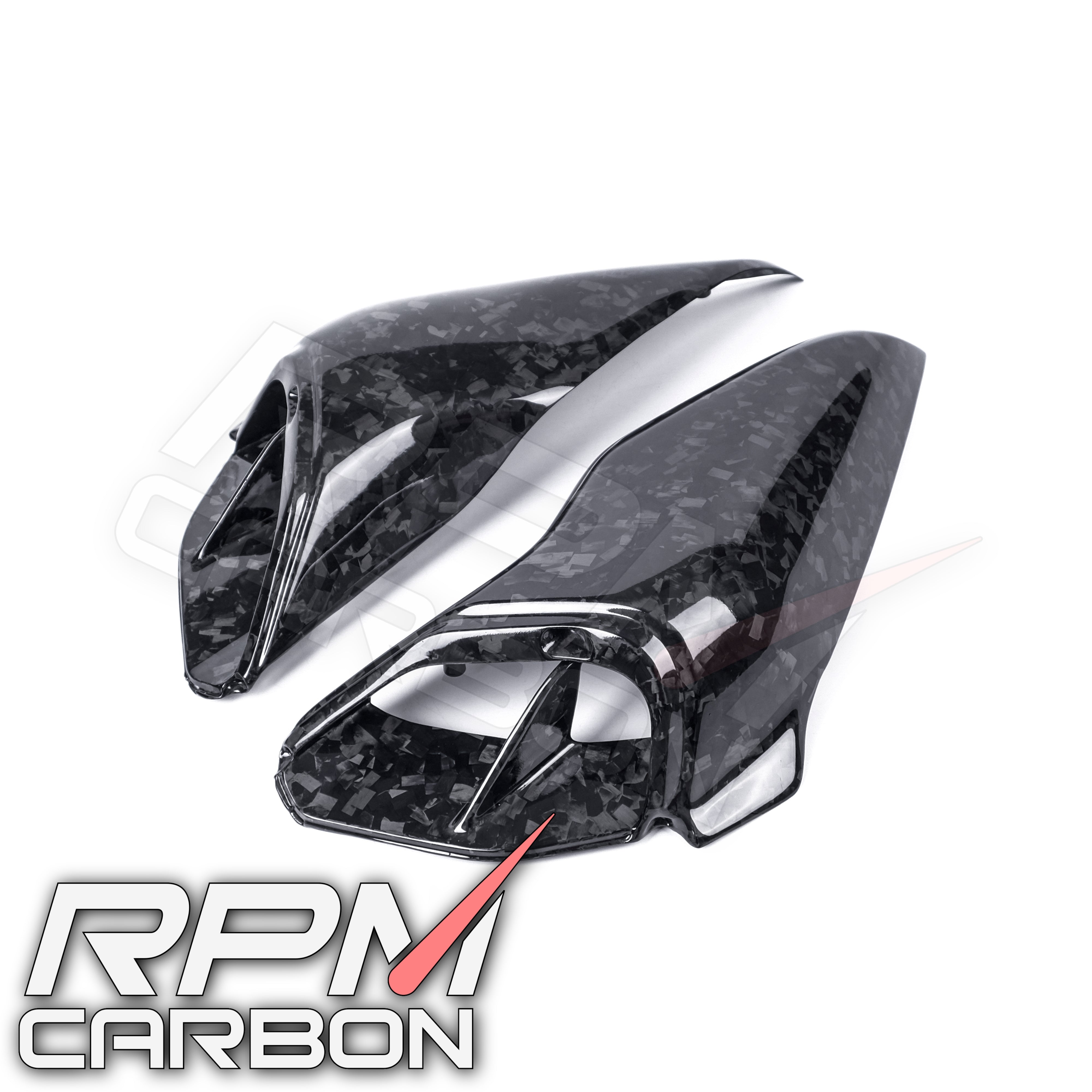 Ducati Diavel V4 Carbon Fiber Air Intake Ducts