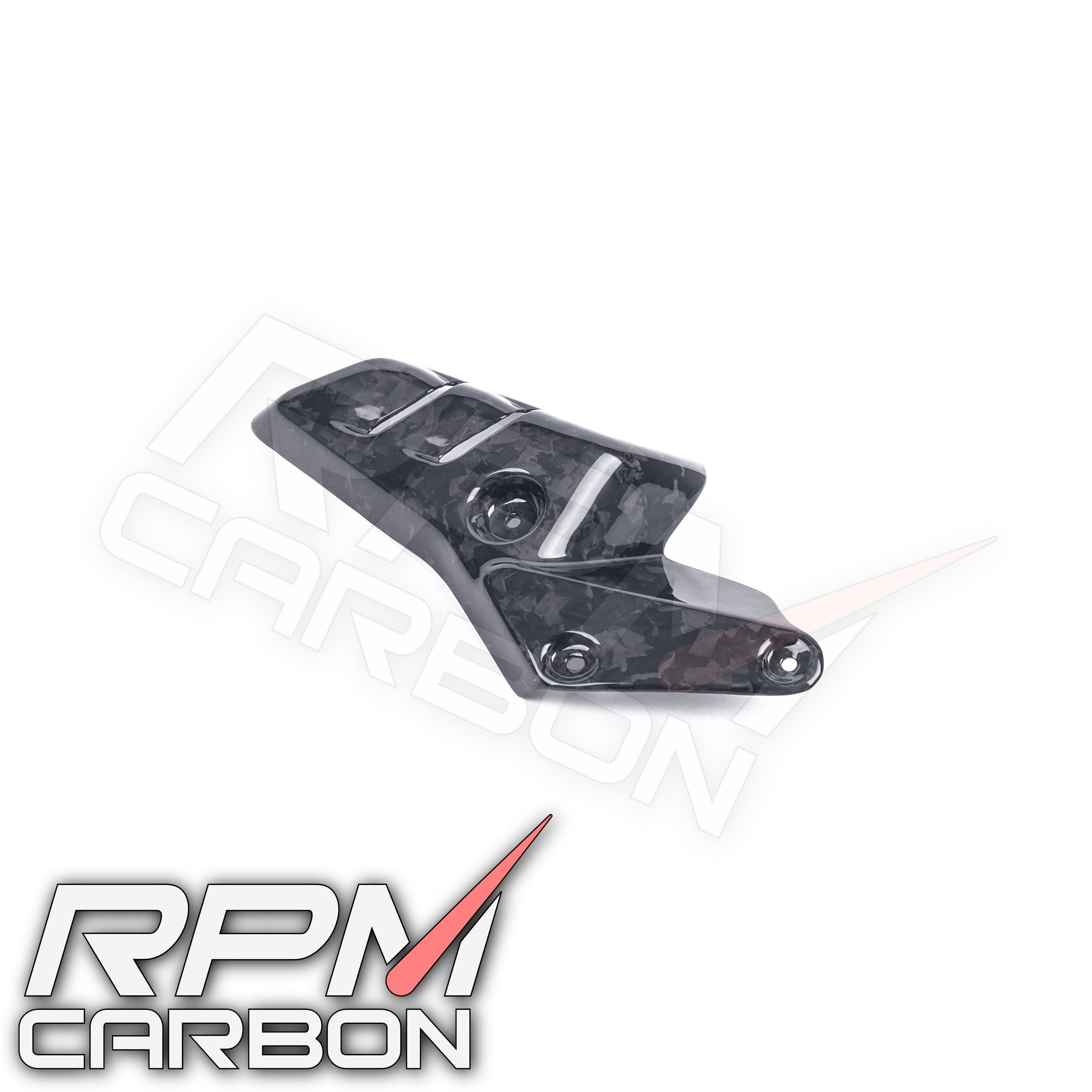 Ducati Diavel V4 Carbon Fiber Left Exhaust Cover
