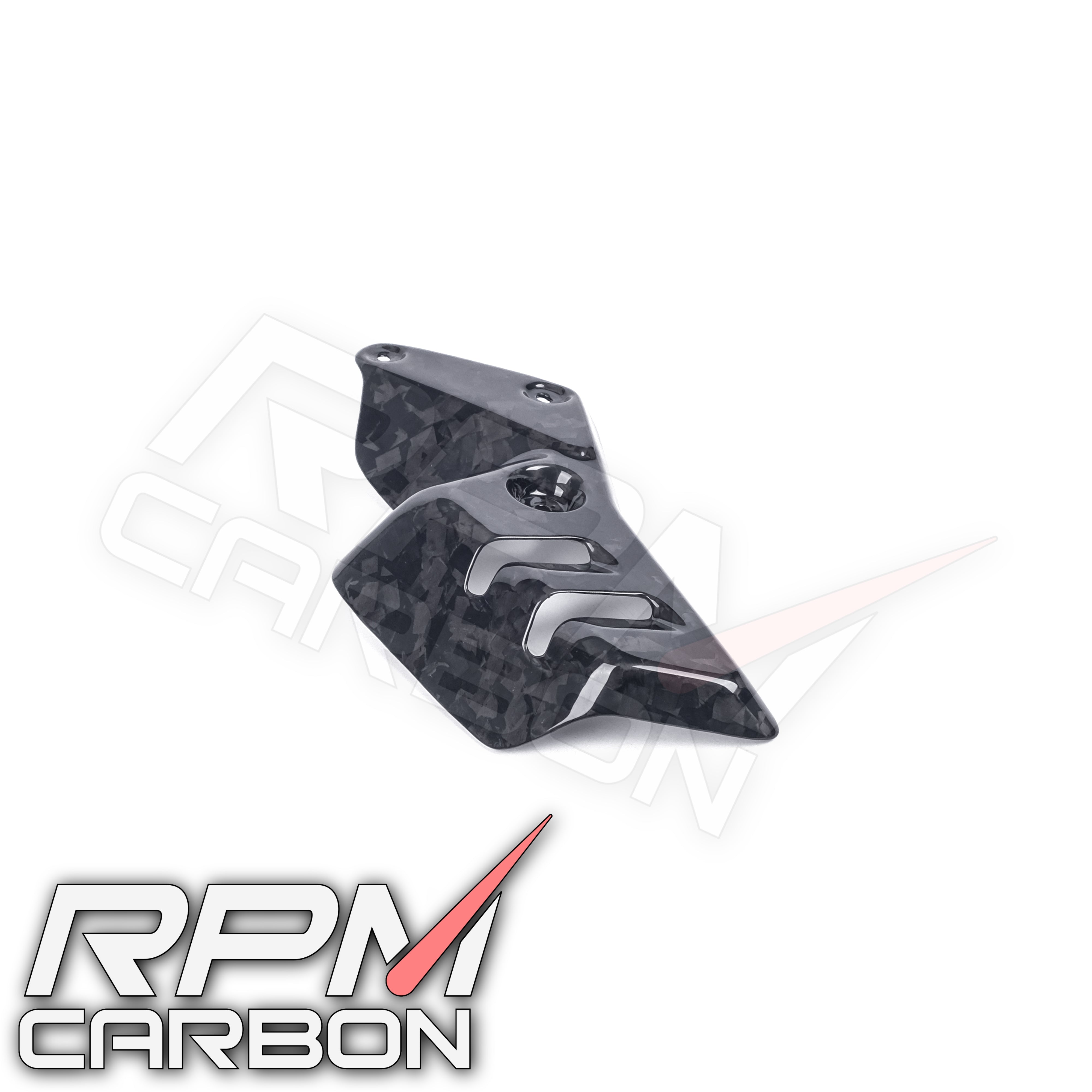 Ducati Diavel V4 Carbon Fiber Left Exhaust Cover