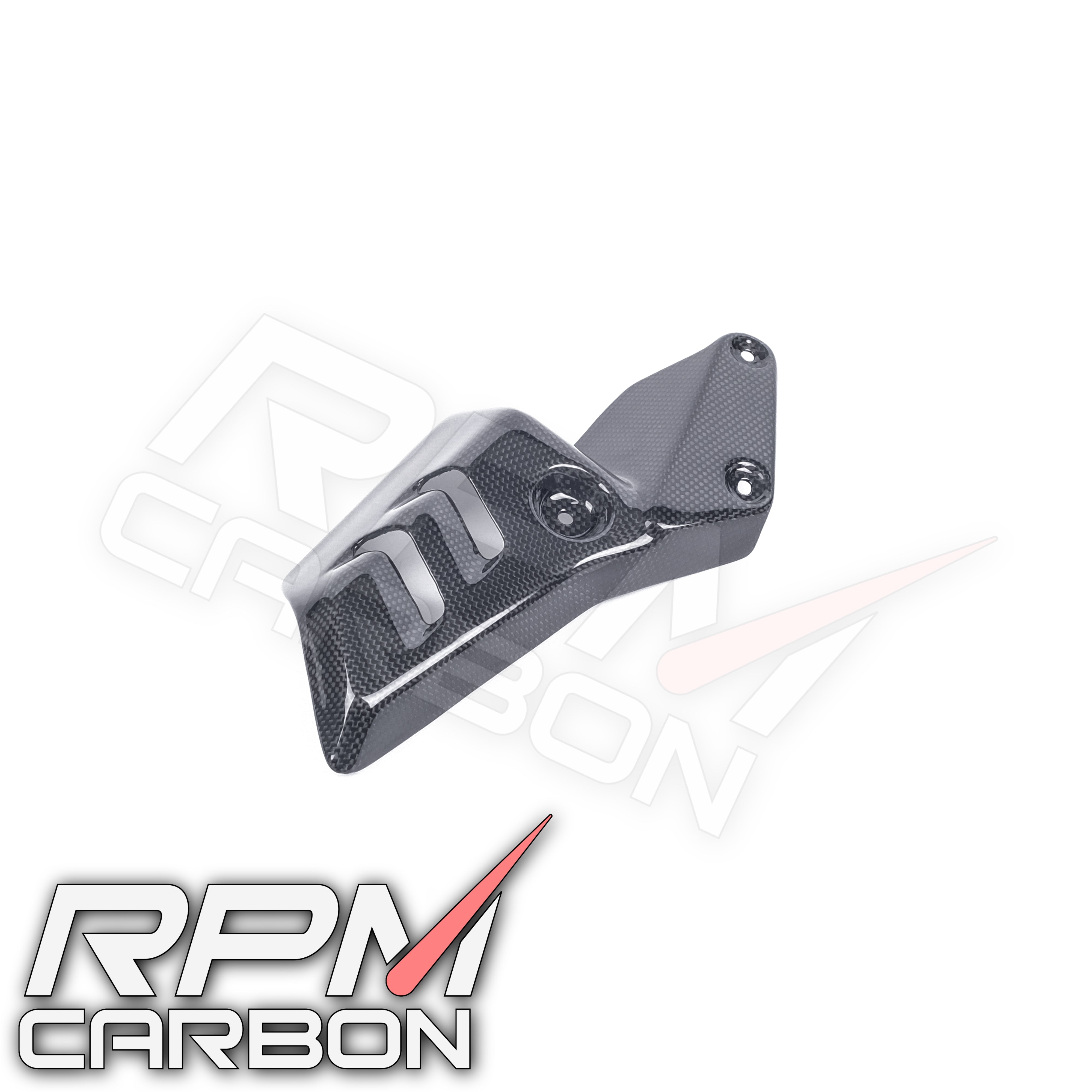 Ducati Diavel V4 Carbon Fiber Left Exhaust Cover