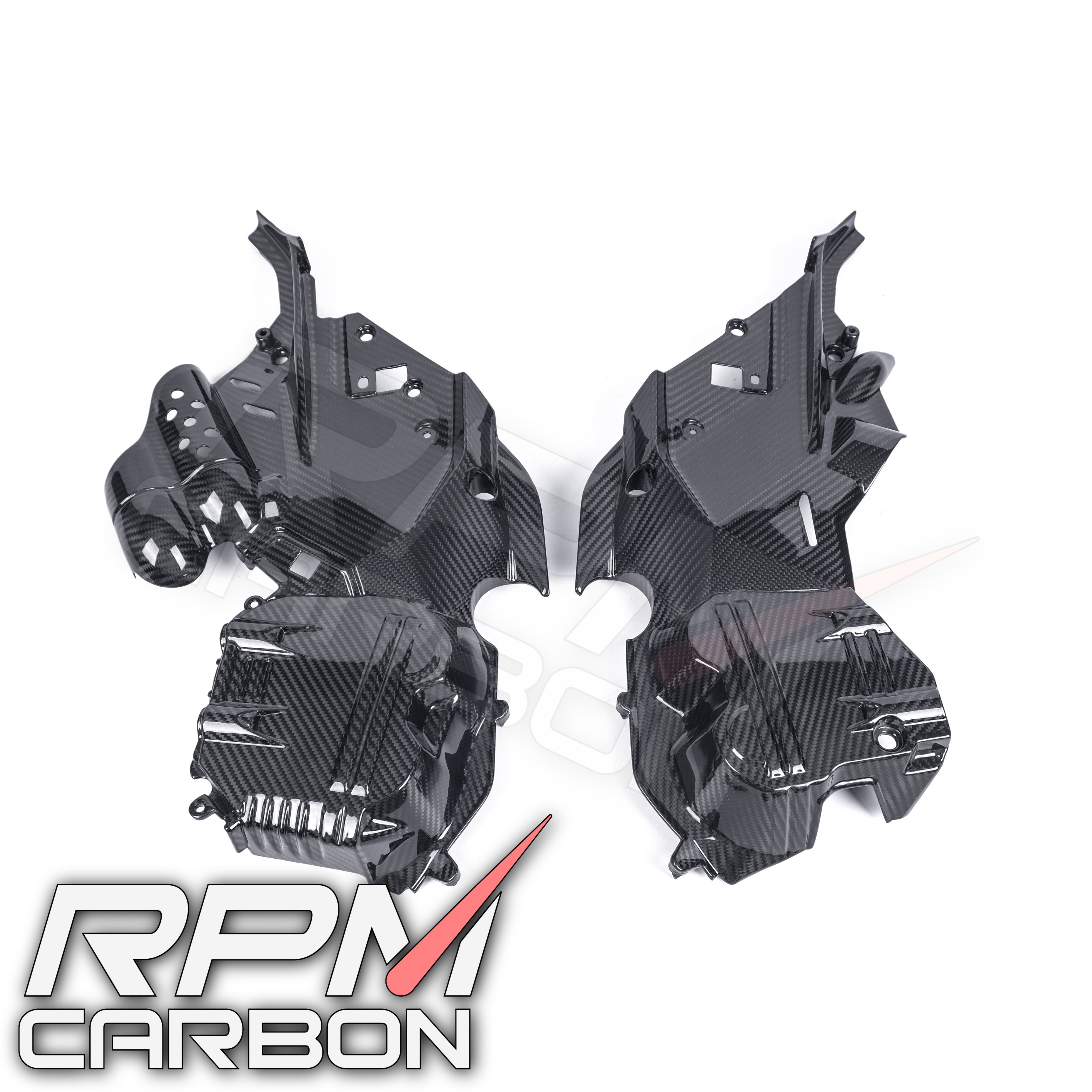 Ducati Diavel V4 Carbon Fiber Cambelt Covers