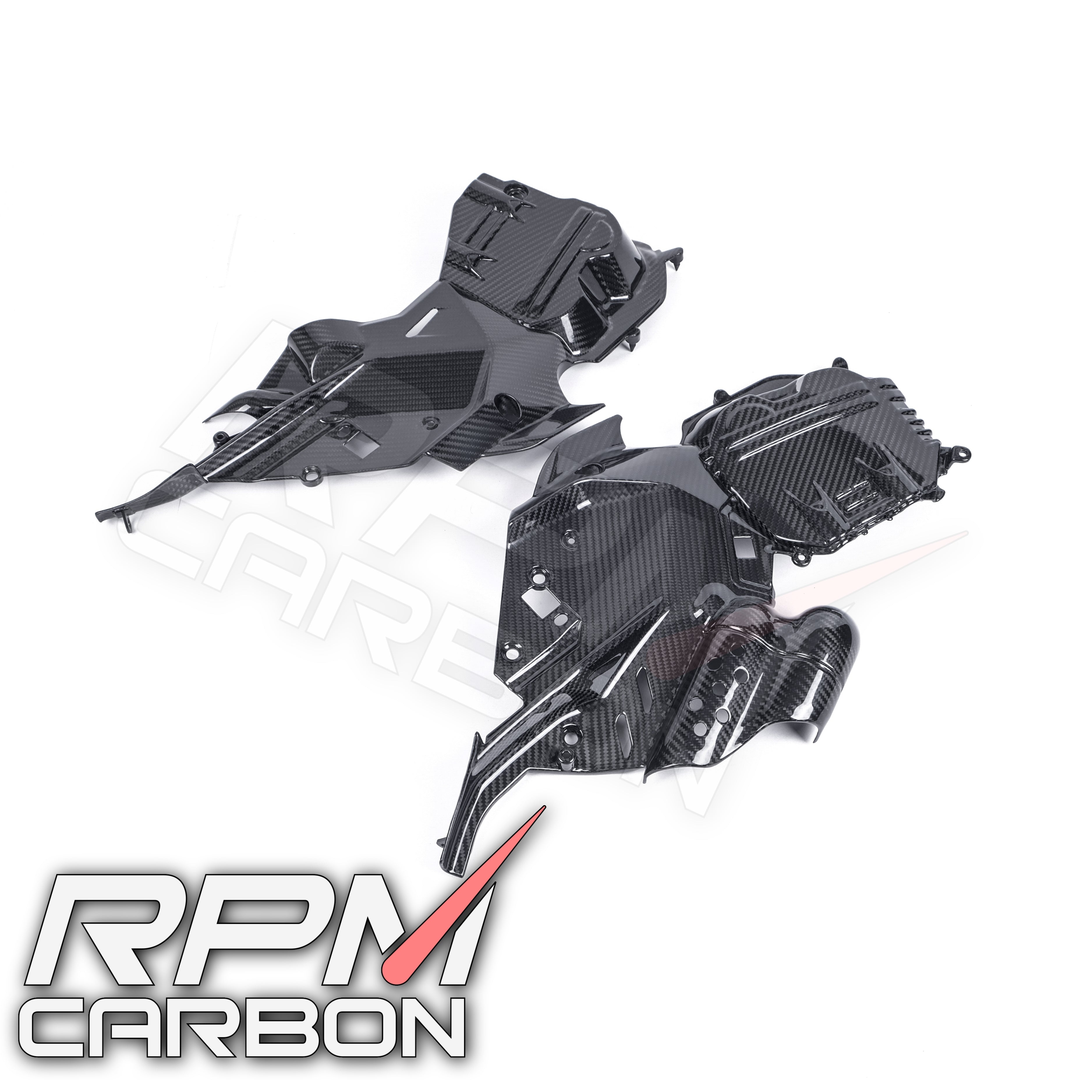 Ducati Diavel V4 Carbon Fiber Cambelt Covers
