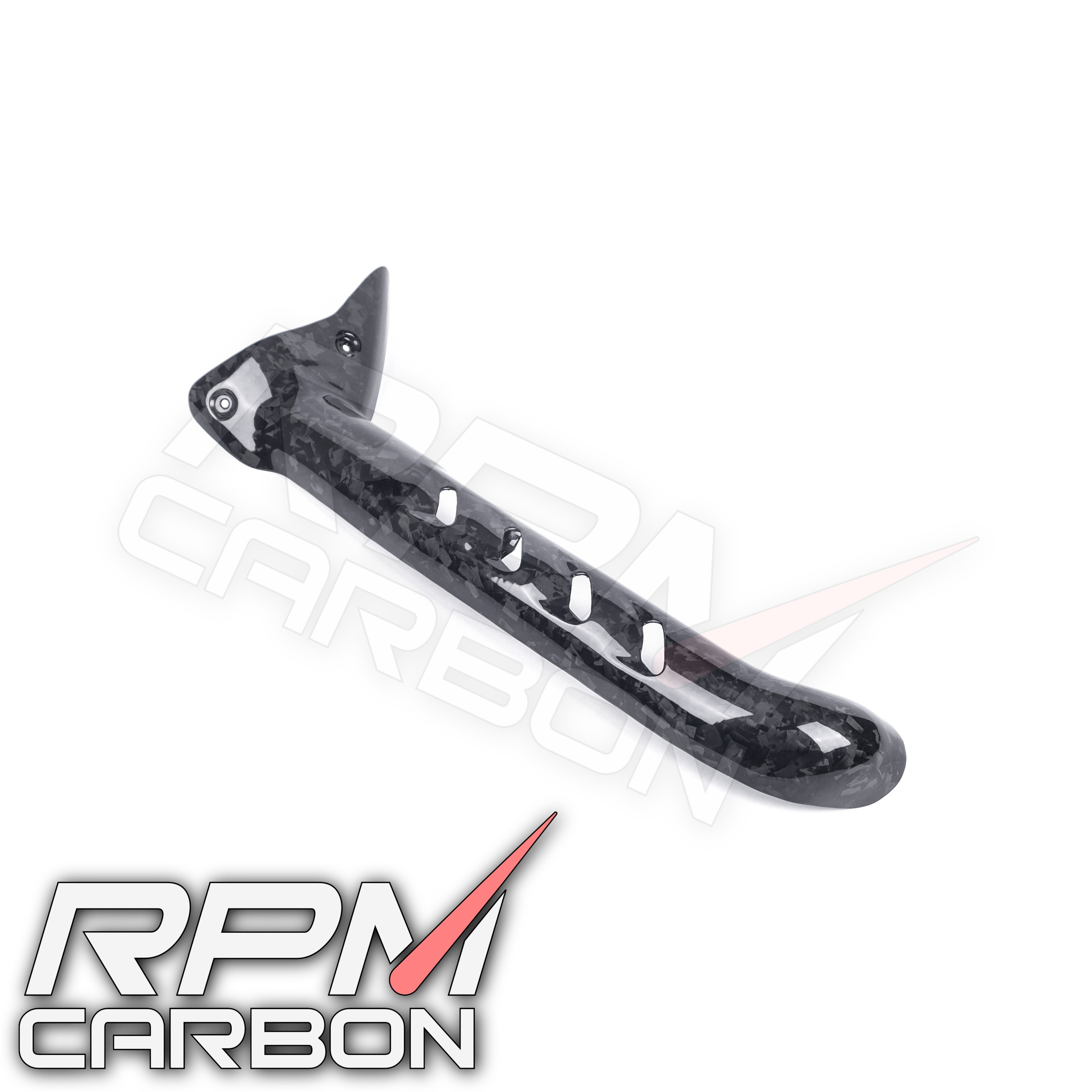 Ducati Diavel V4 Carbon Fiber Lower Exhaust Shield