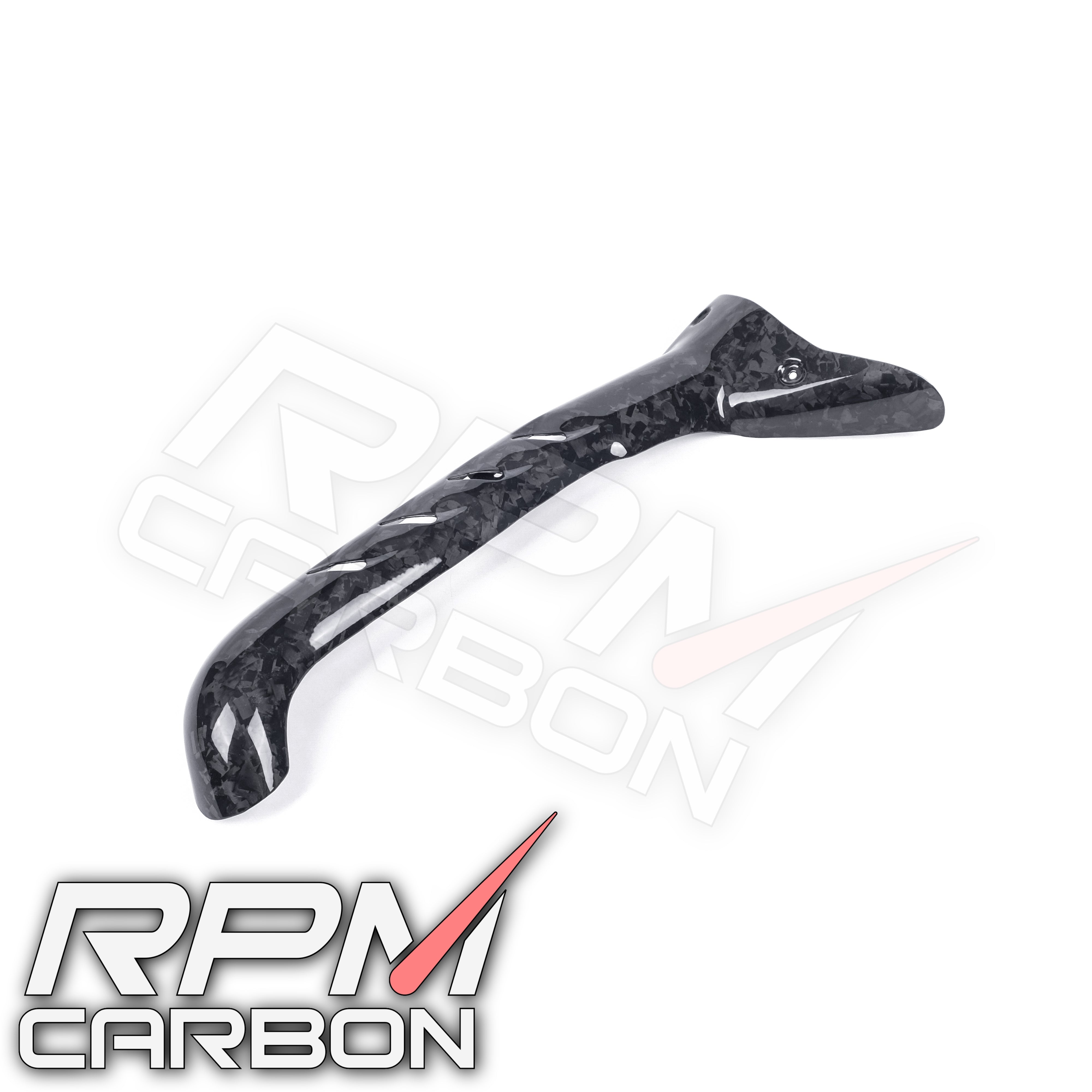 Ducati Diavel V4 Carbon Fiber Lower Exhaust Shield