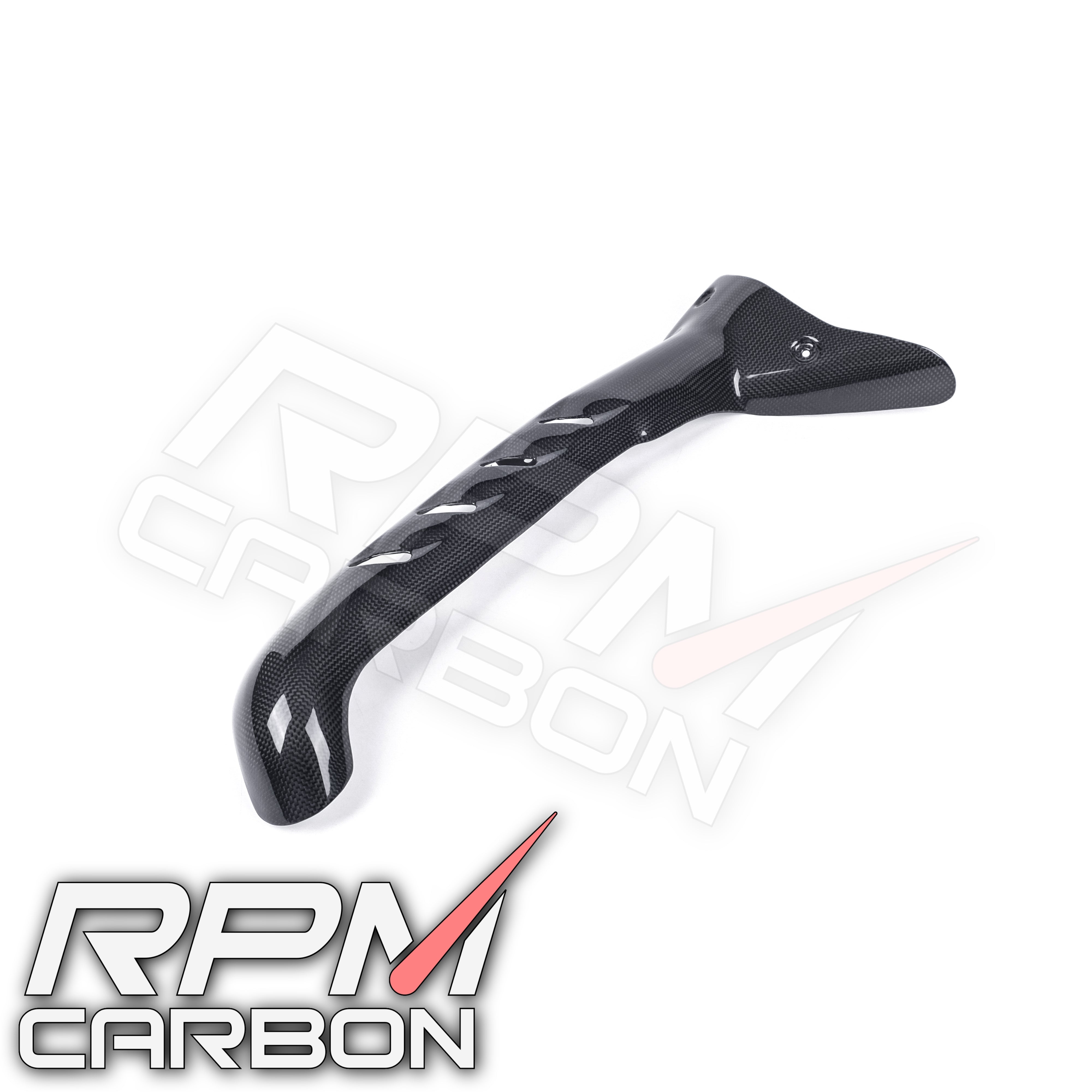 Ducati Diavel V4 Carbon Fiber Lower Exhaust Shield