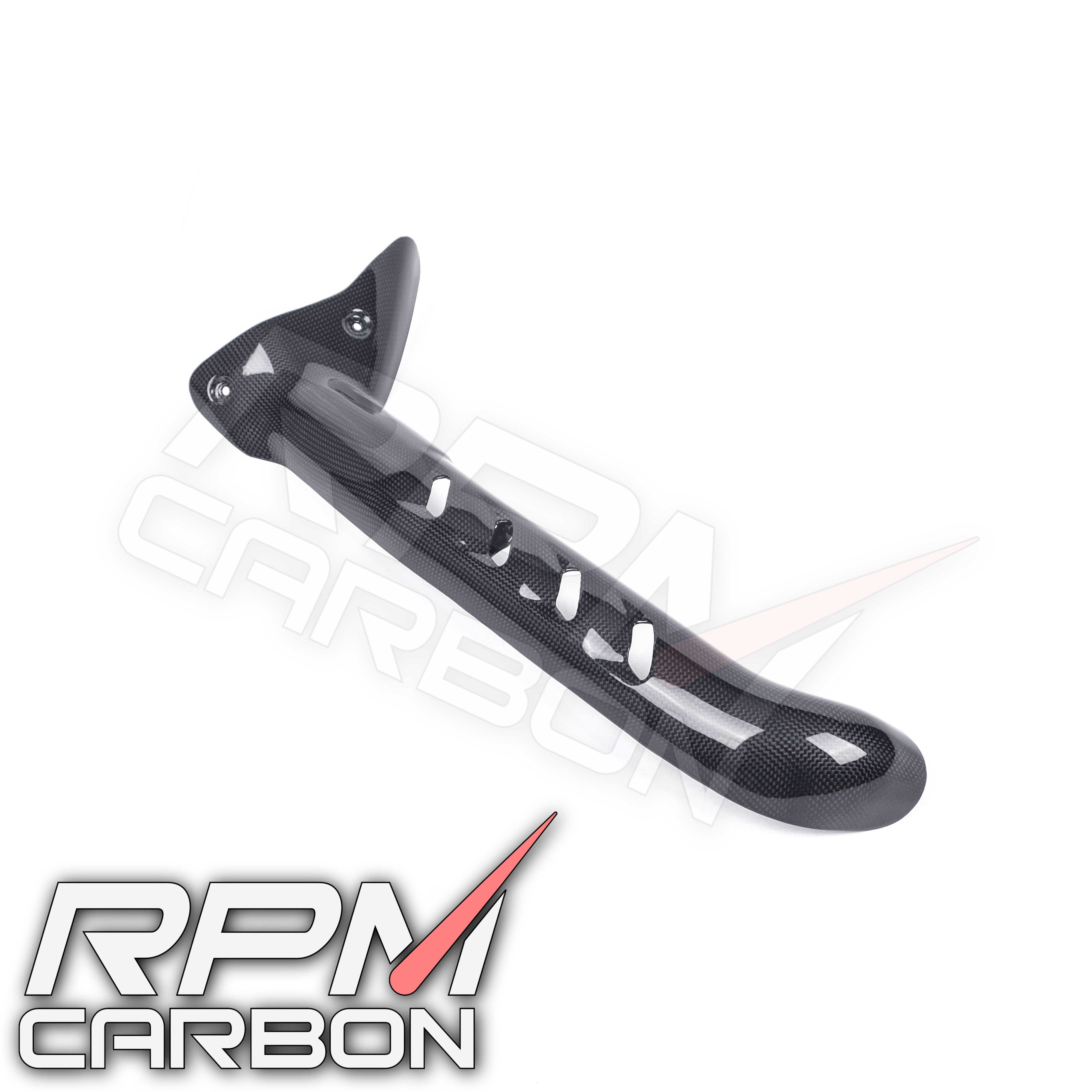 Ducati Diavel V4 Carbon Fiber Lower Exhaust Shield