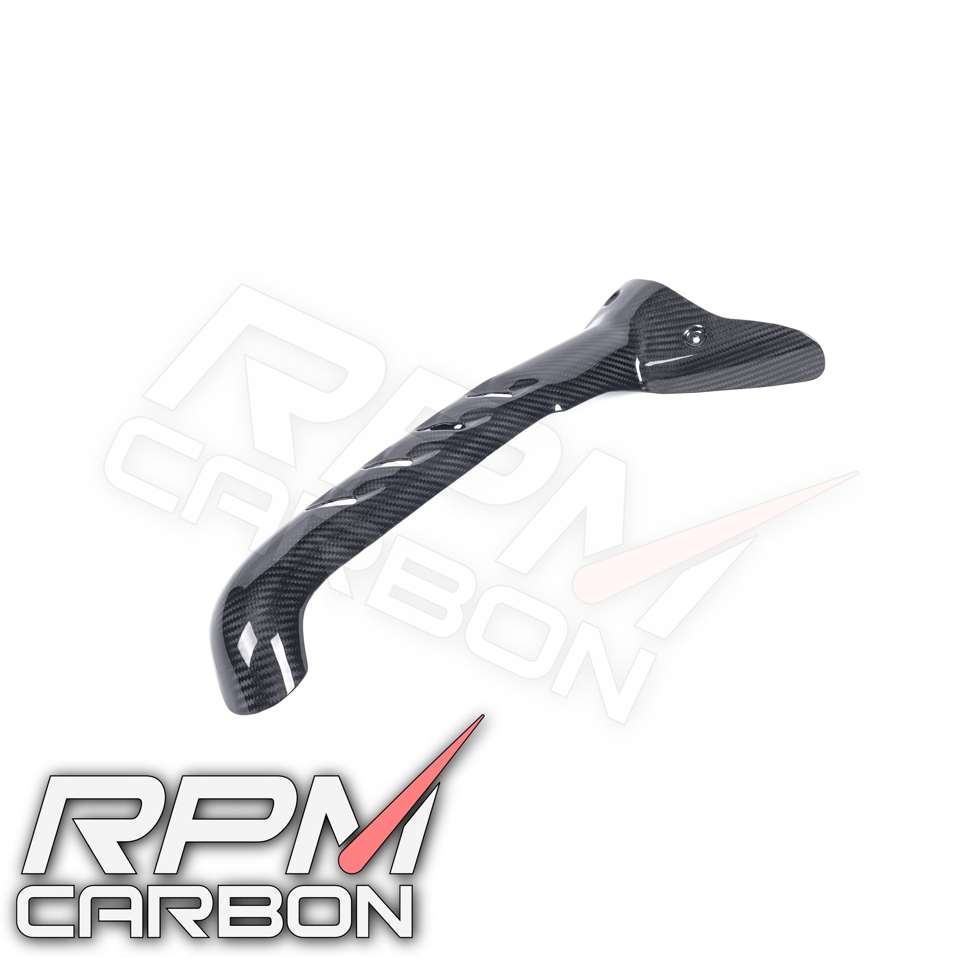 Ducati Diavel V4 Carbon Fiber Lower Exhaust Shield