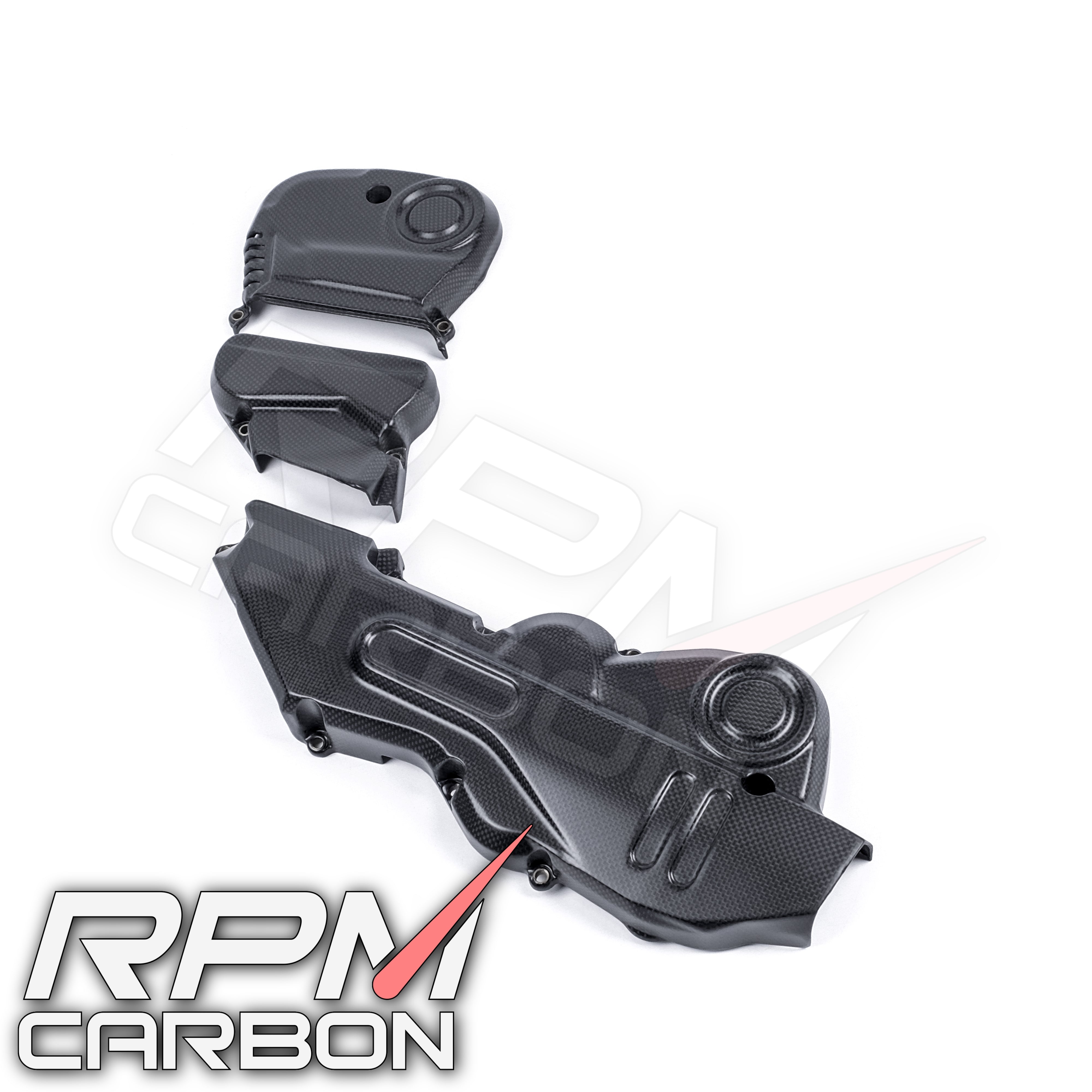 Ducati DesertX Carbon Fiber Cambelt Covers