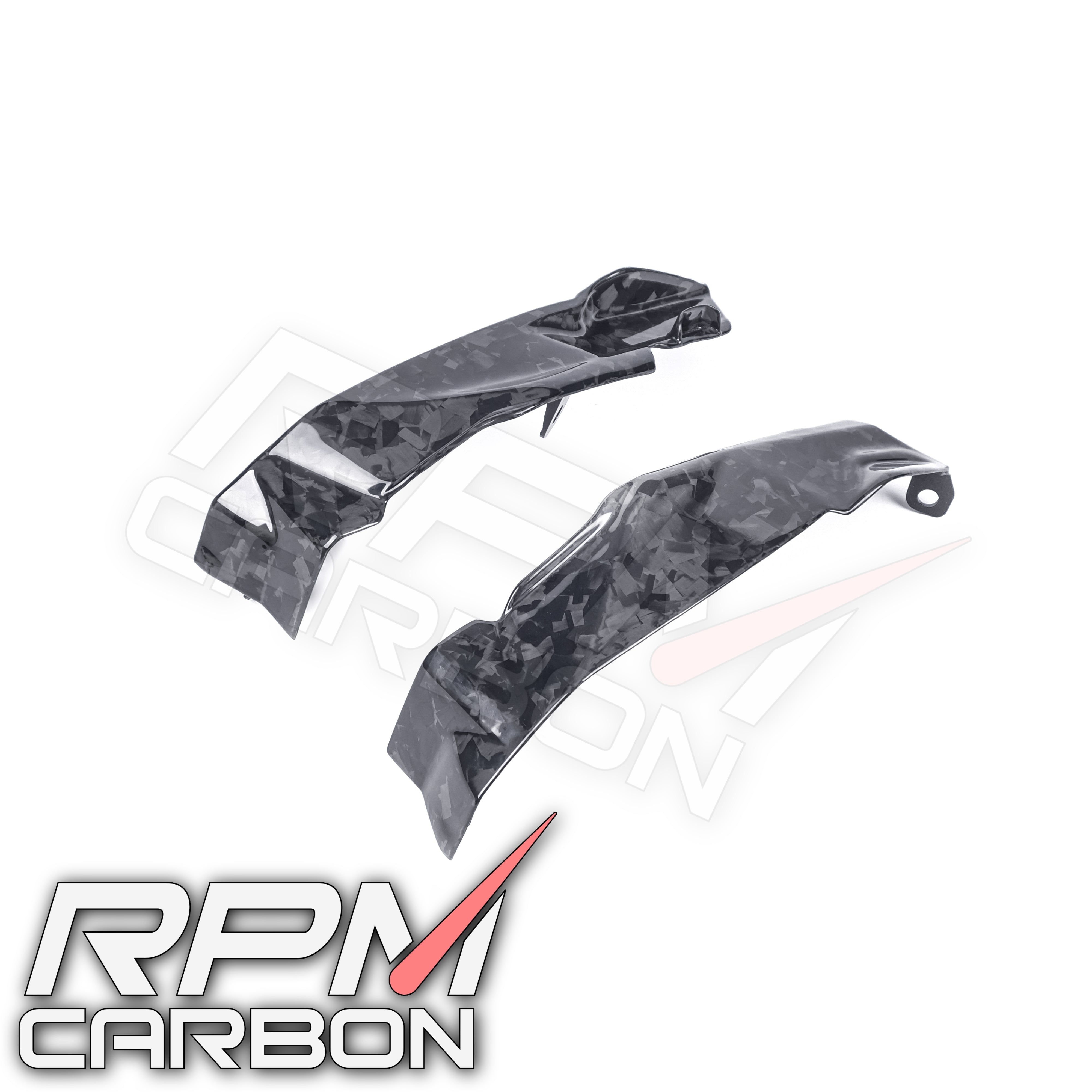 Ducati Hypermotard 698 Carbon Fiber Headlight Side Panels