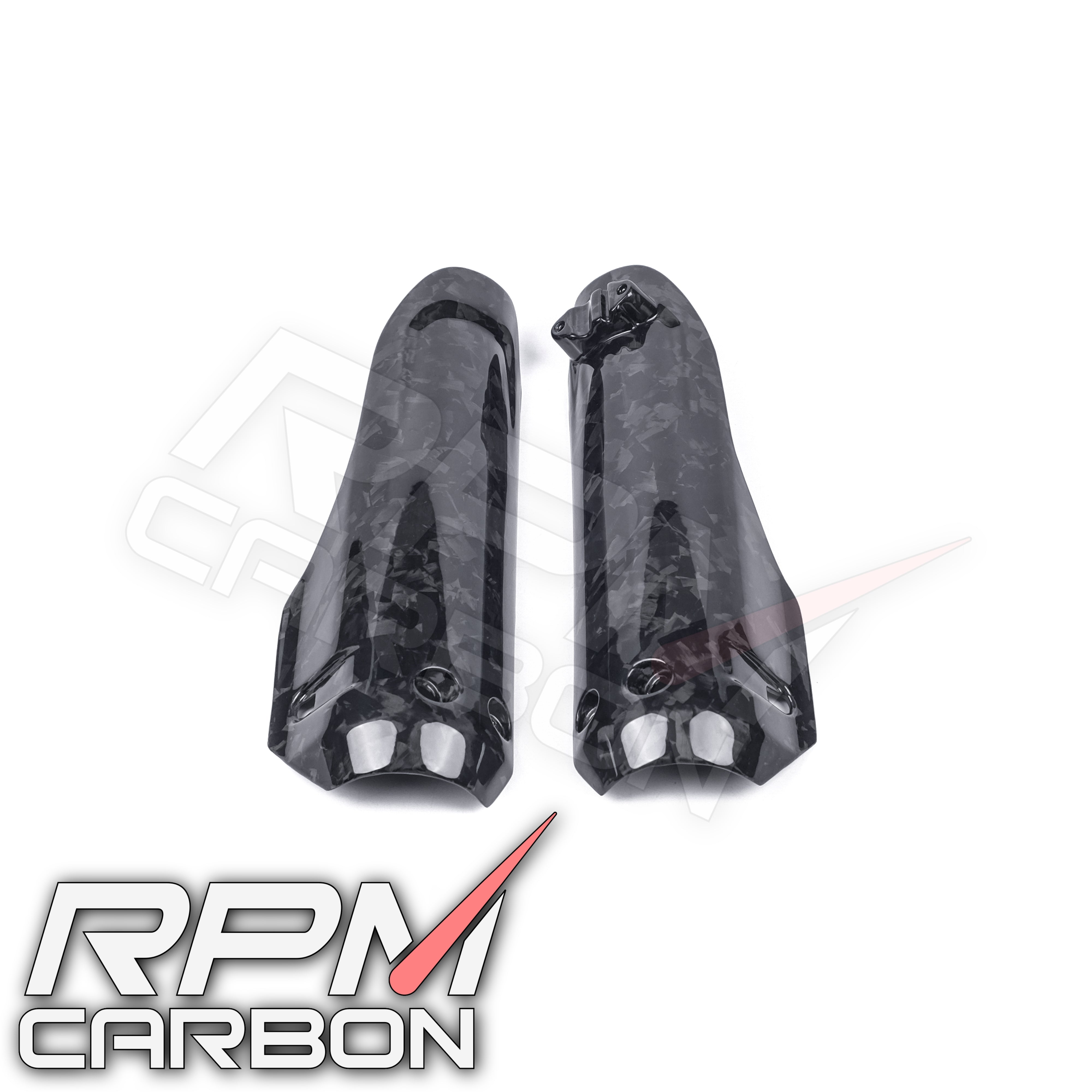 Ducati Hypermotard 698 Carbon Fiber Fork Covers