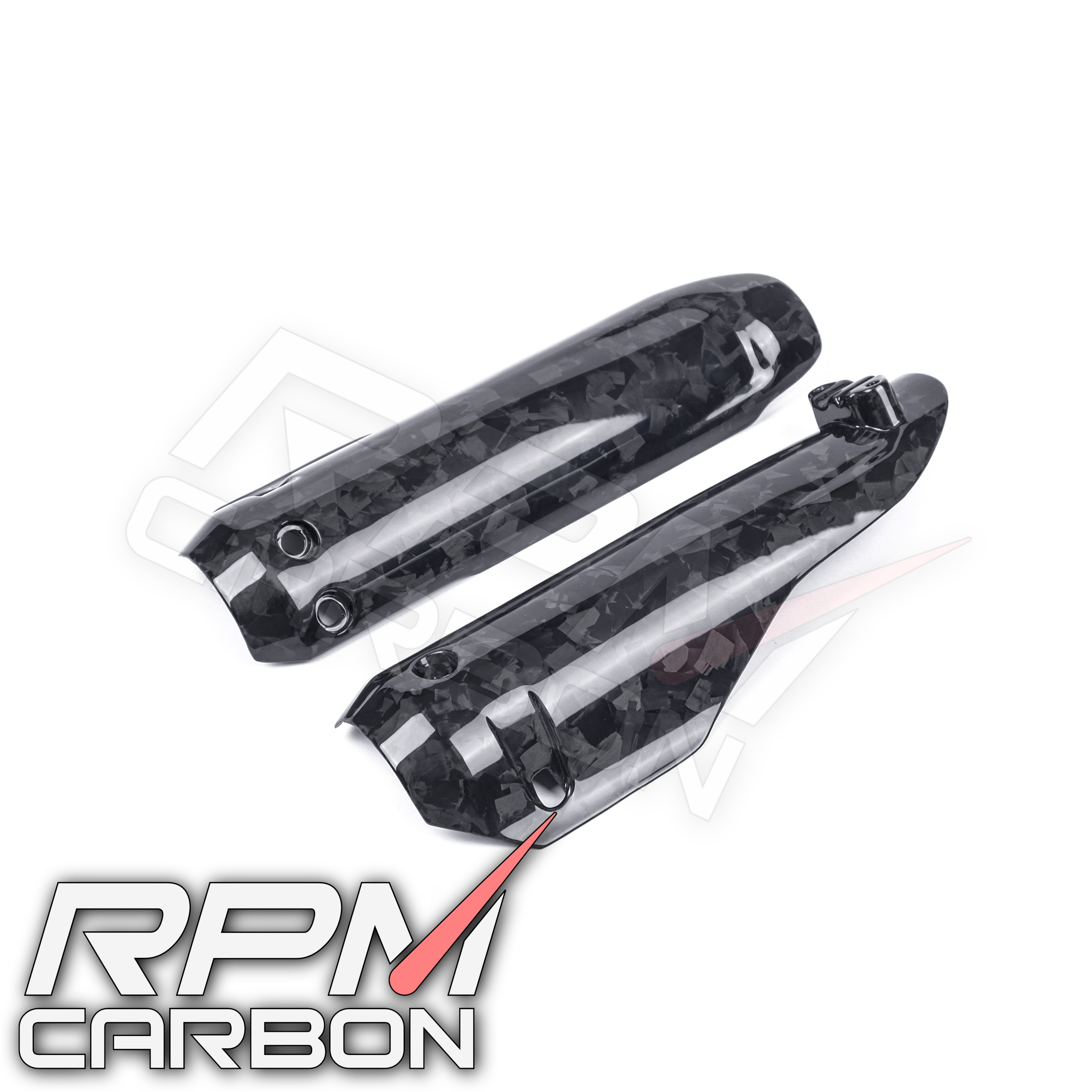 Ducati Hypermotard 698 Carbon Fiber Fork Covers
