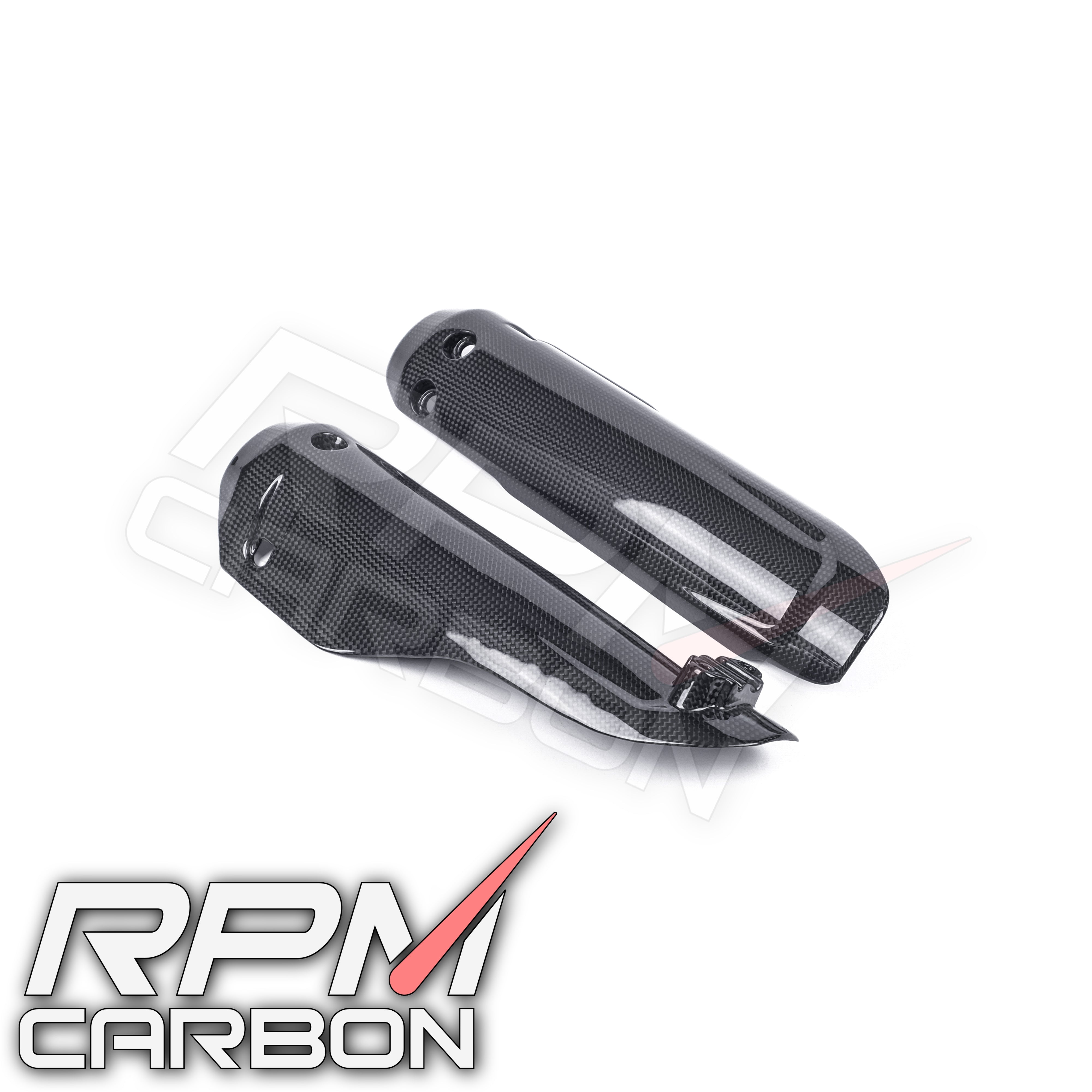 Ducati Hypermotard 698 Carbon Fiber Fork Covers