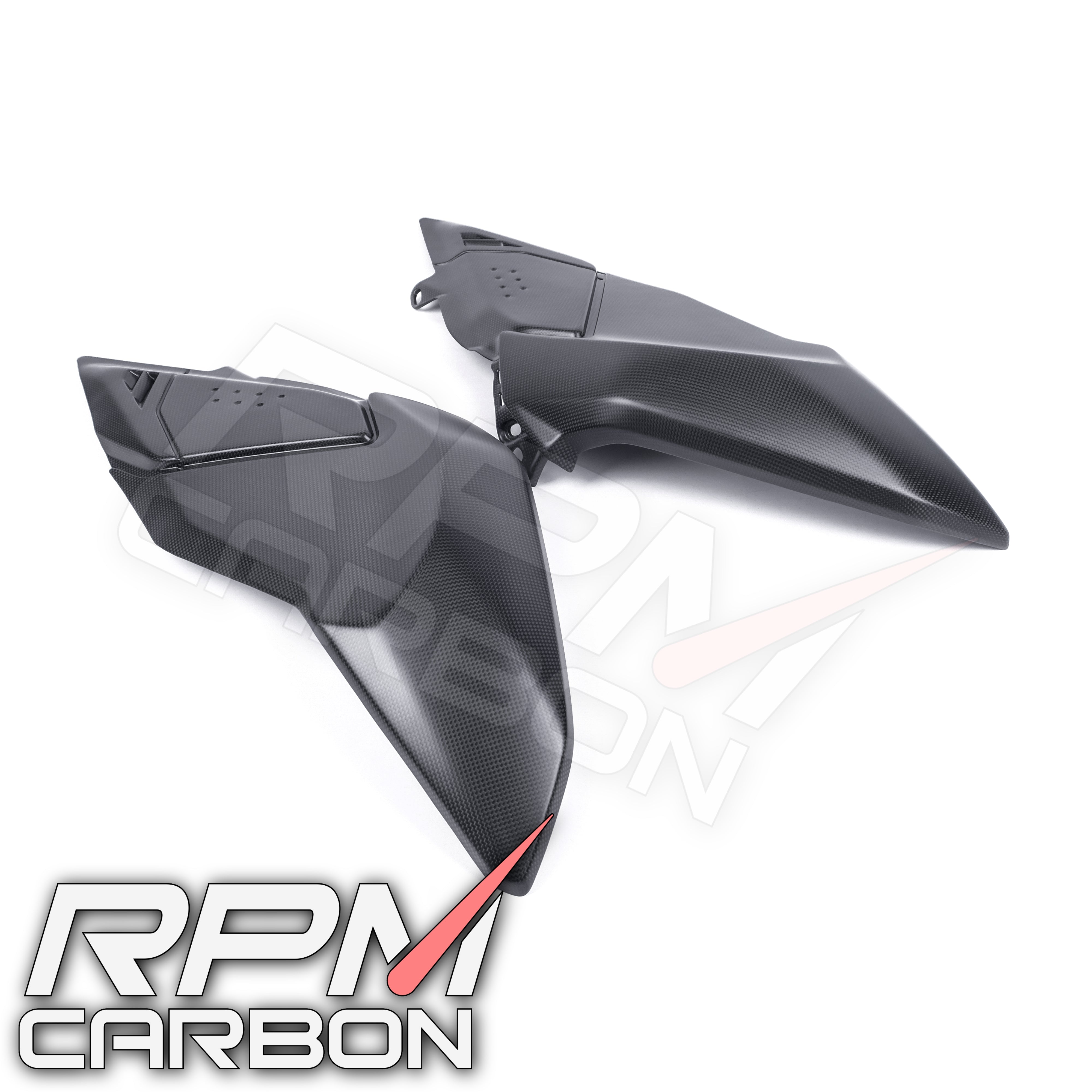 Ducati Hypermotard 698 Carbon Fiber Upper Tank Side Panels