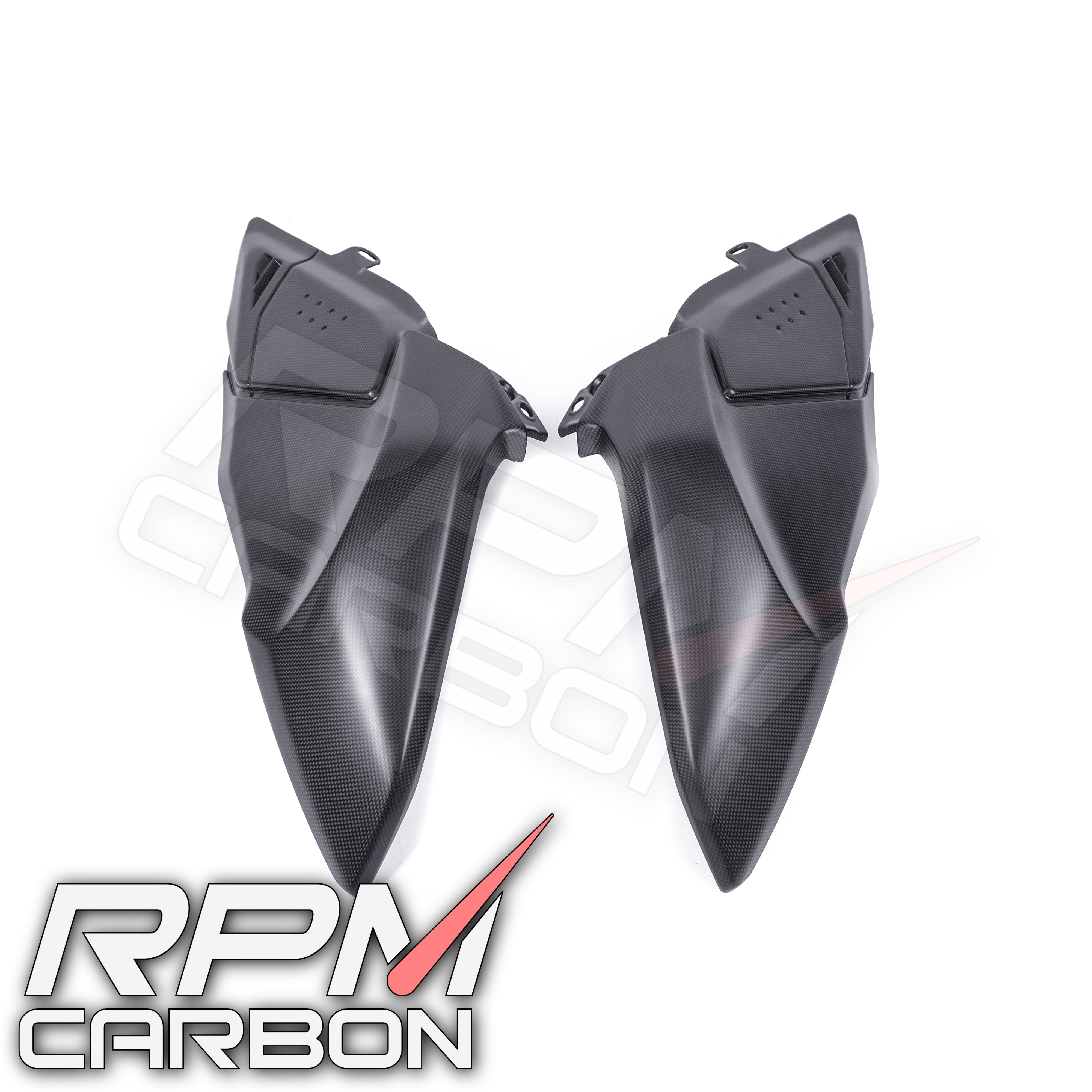 Ducati Hypermotard 698 Carbon Fiber Upper Tank Side Panels