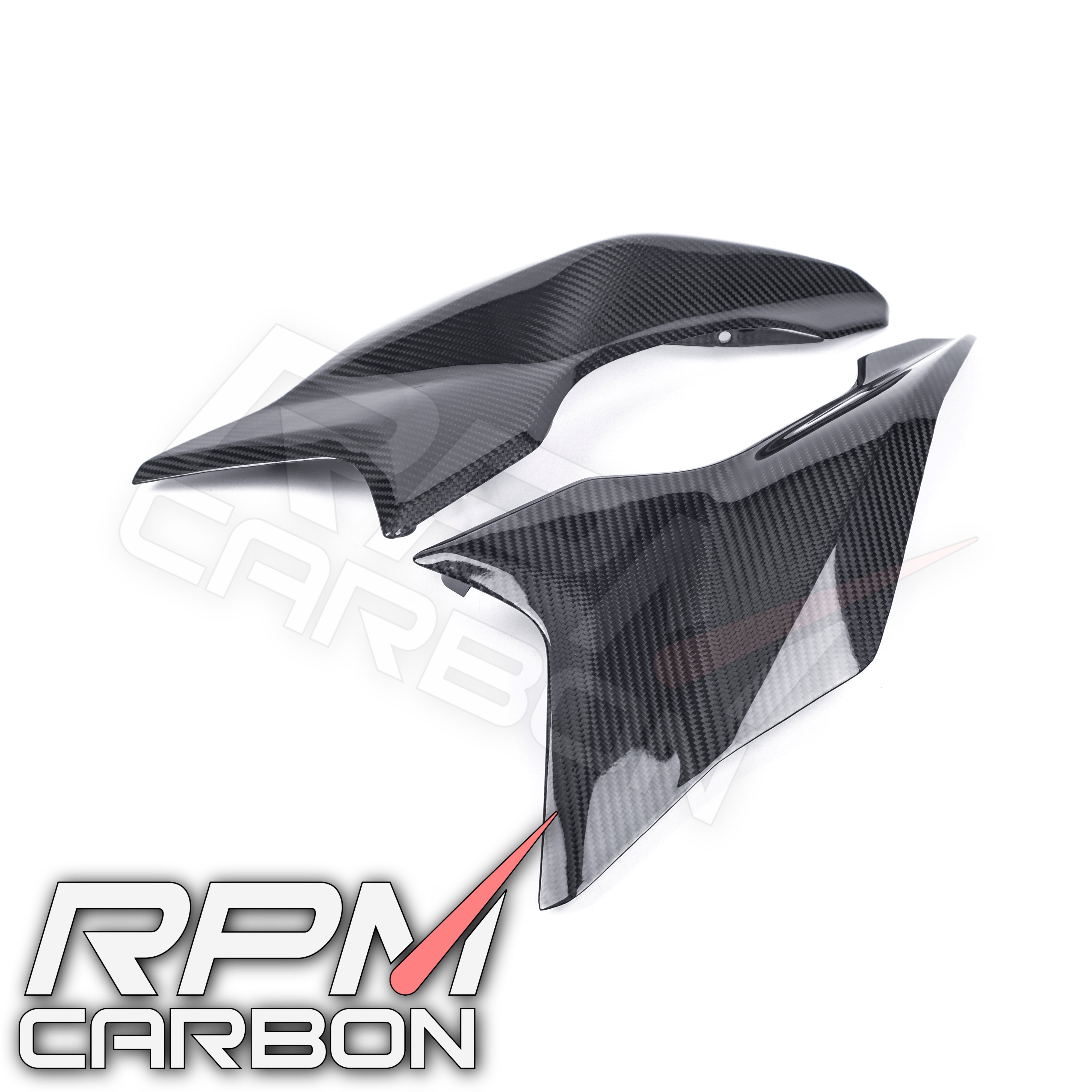 Ducati Hypermotard 698 Carbon Fiber Subframe Side Panels