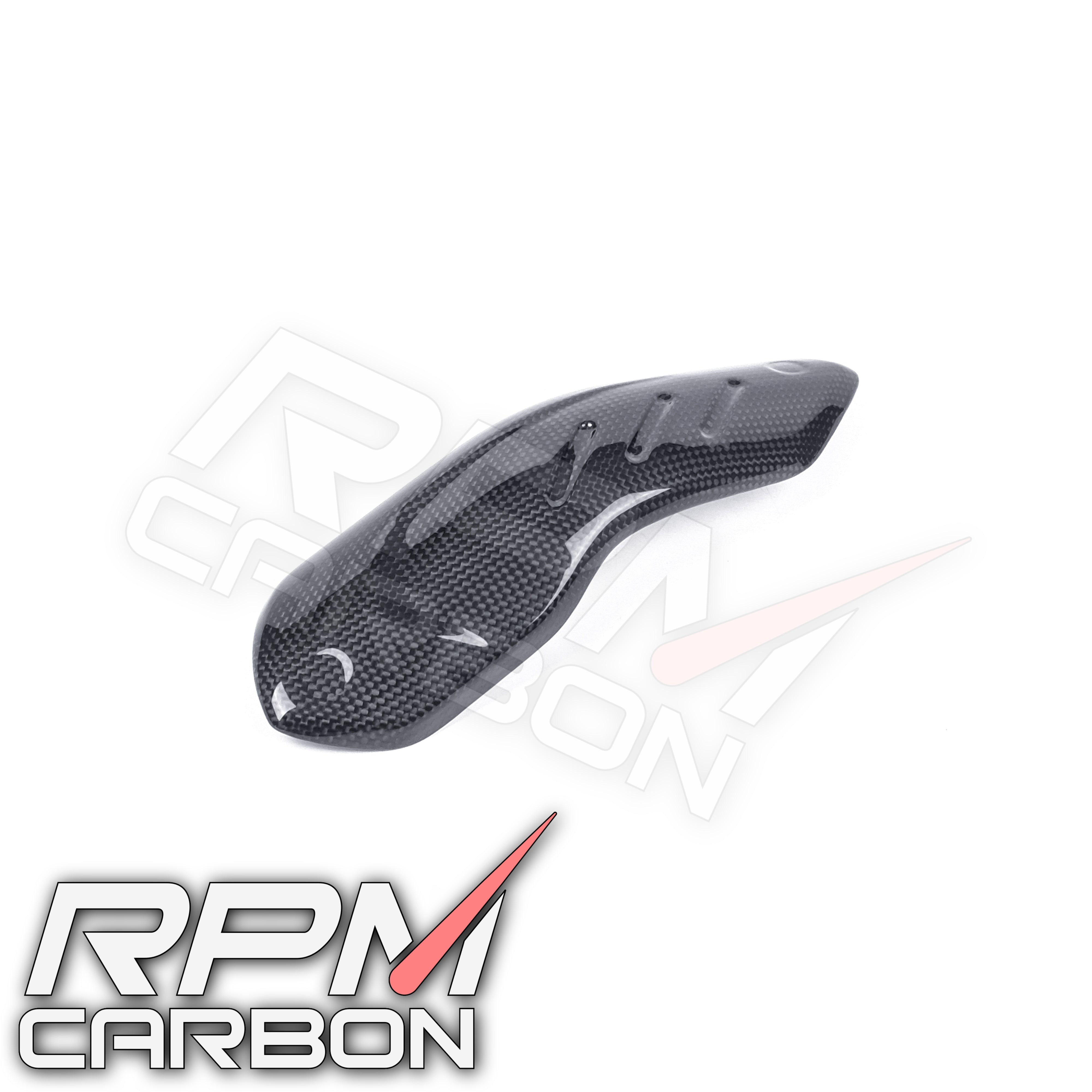 Ducati Hypermotard 698 Carbon Fiber Exhaust Shield