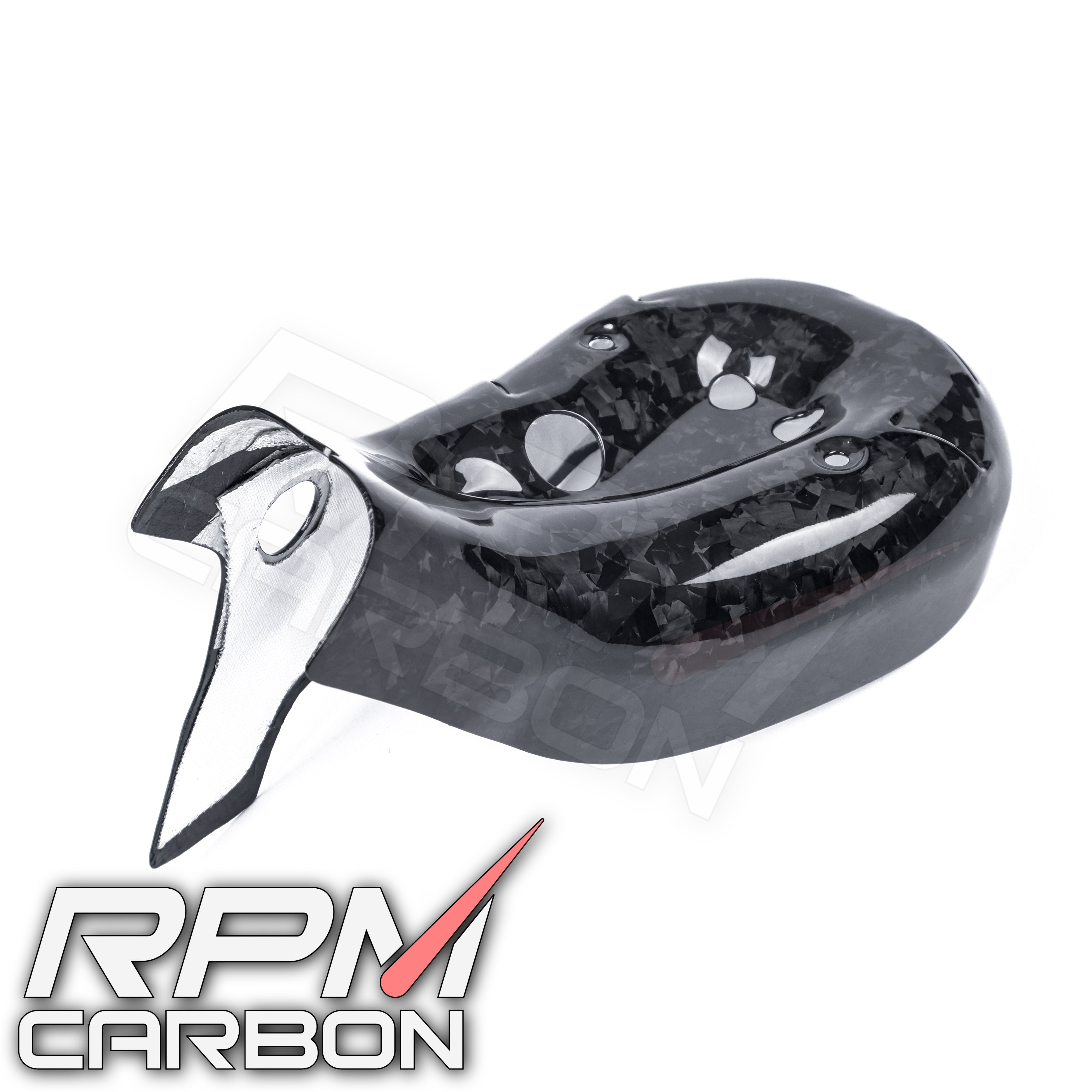Ducati Panigale 899 1199 Carbon Fiber Exhaust Cover (Read Description)