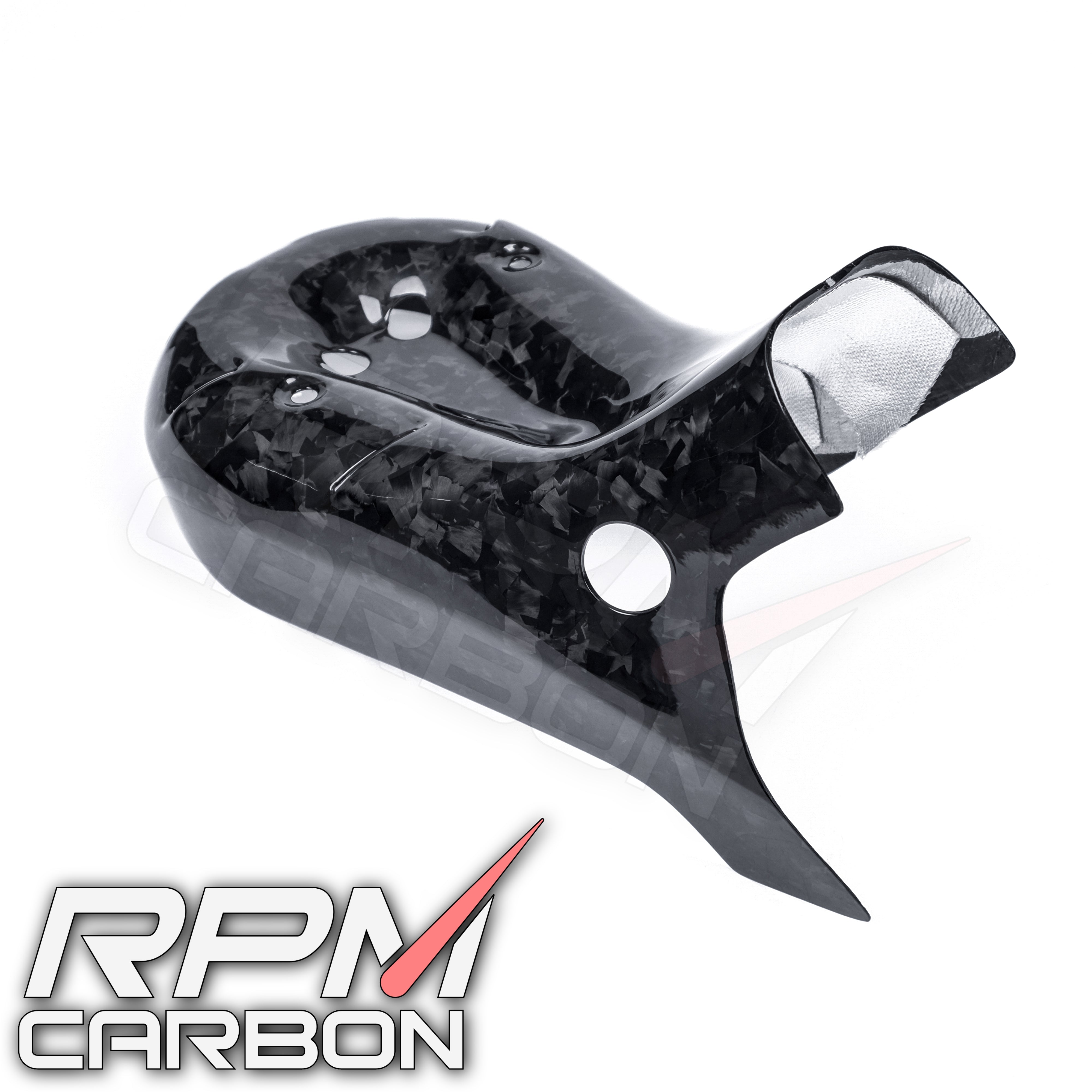 Ducati Panigale 899 1199 Carbon Fiber Exhaust Cover (Read Description)