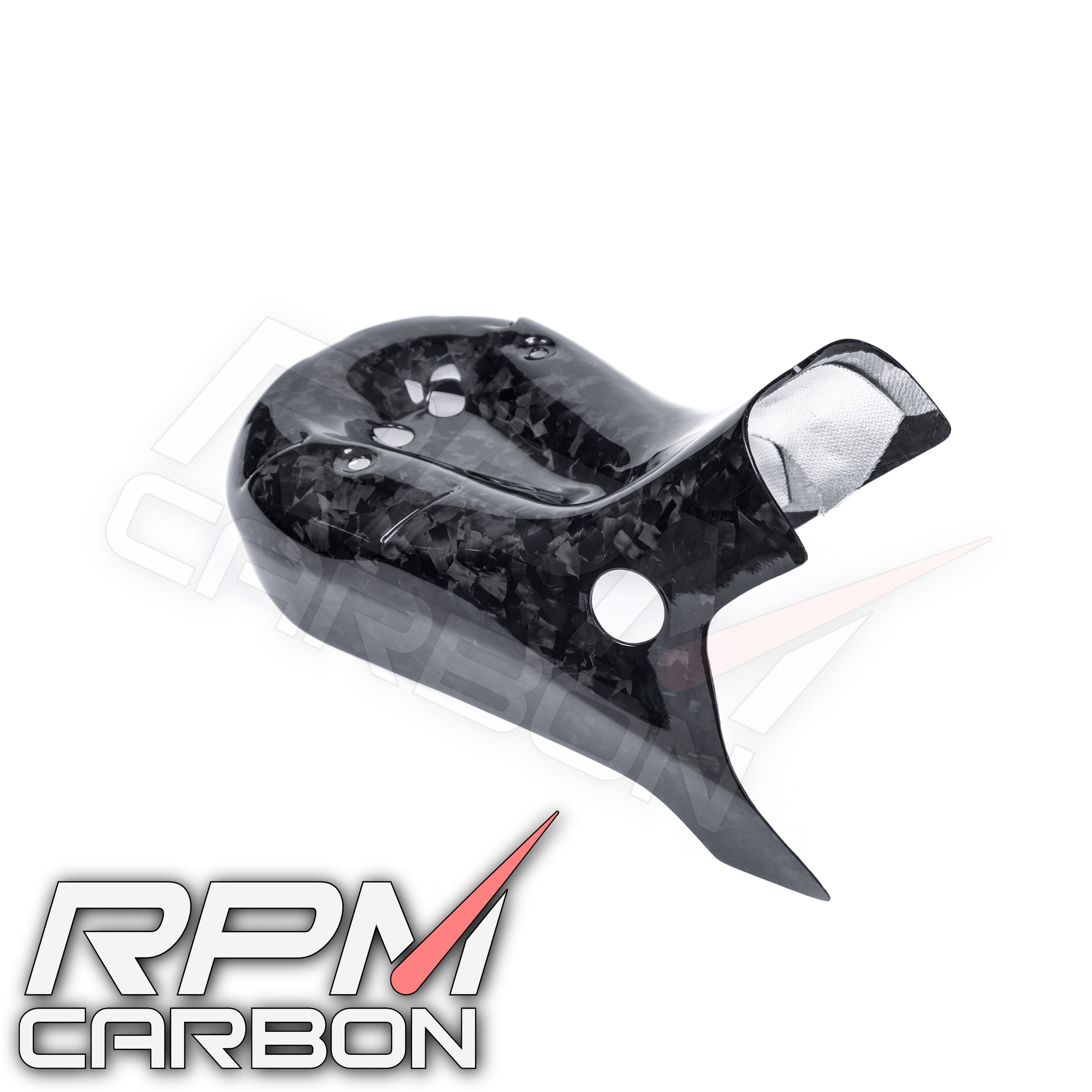 Ducati Panigale 899 1199 Carbon Fiber Exhaust Cover (Read Description)