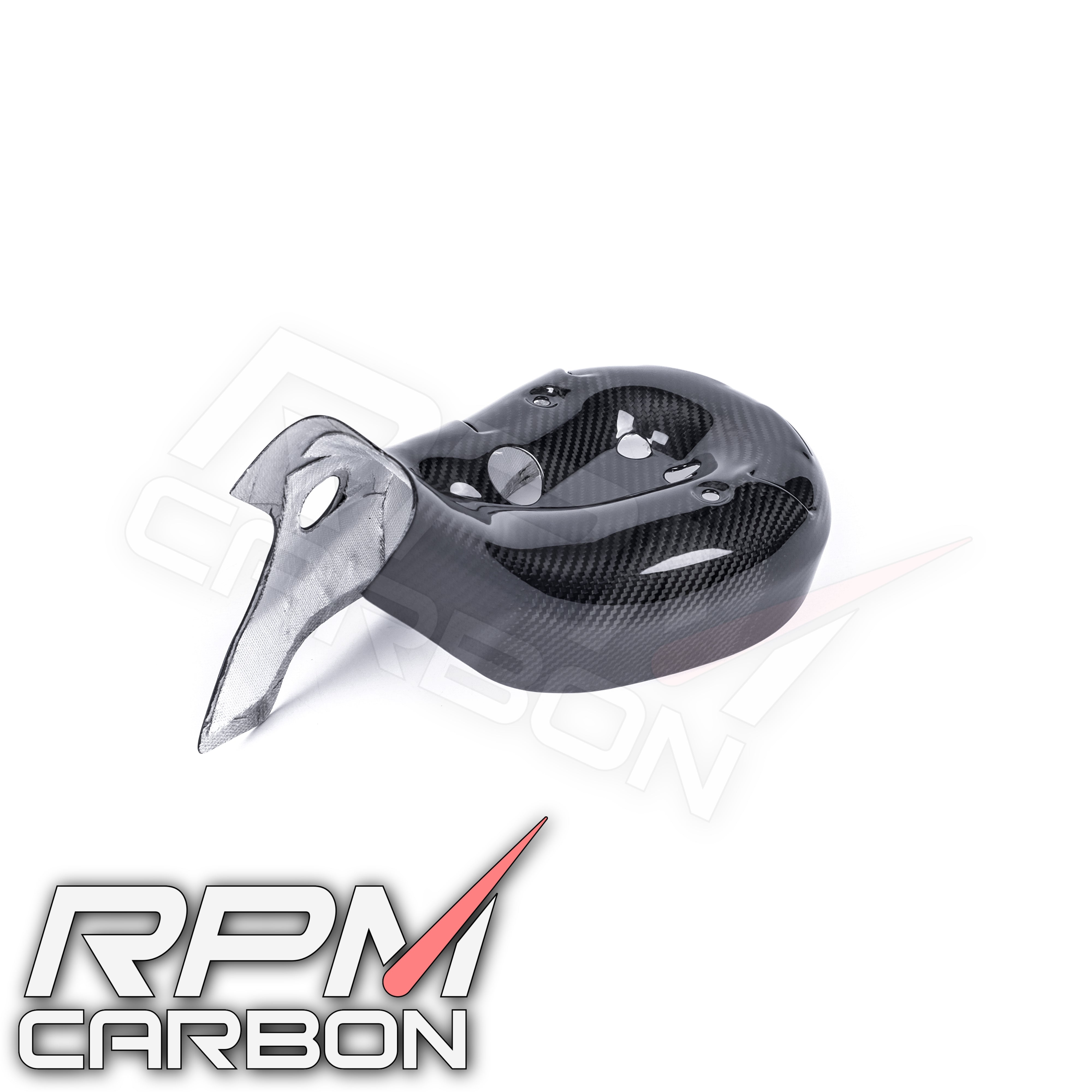 Ducati Panigale 899 1199 Carbon Fiber Exhaust Cover (Read Description)