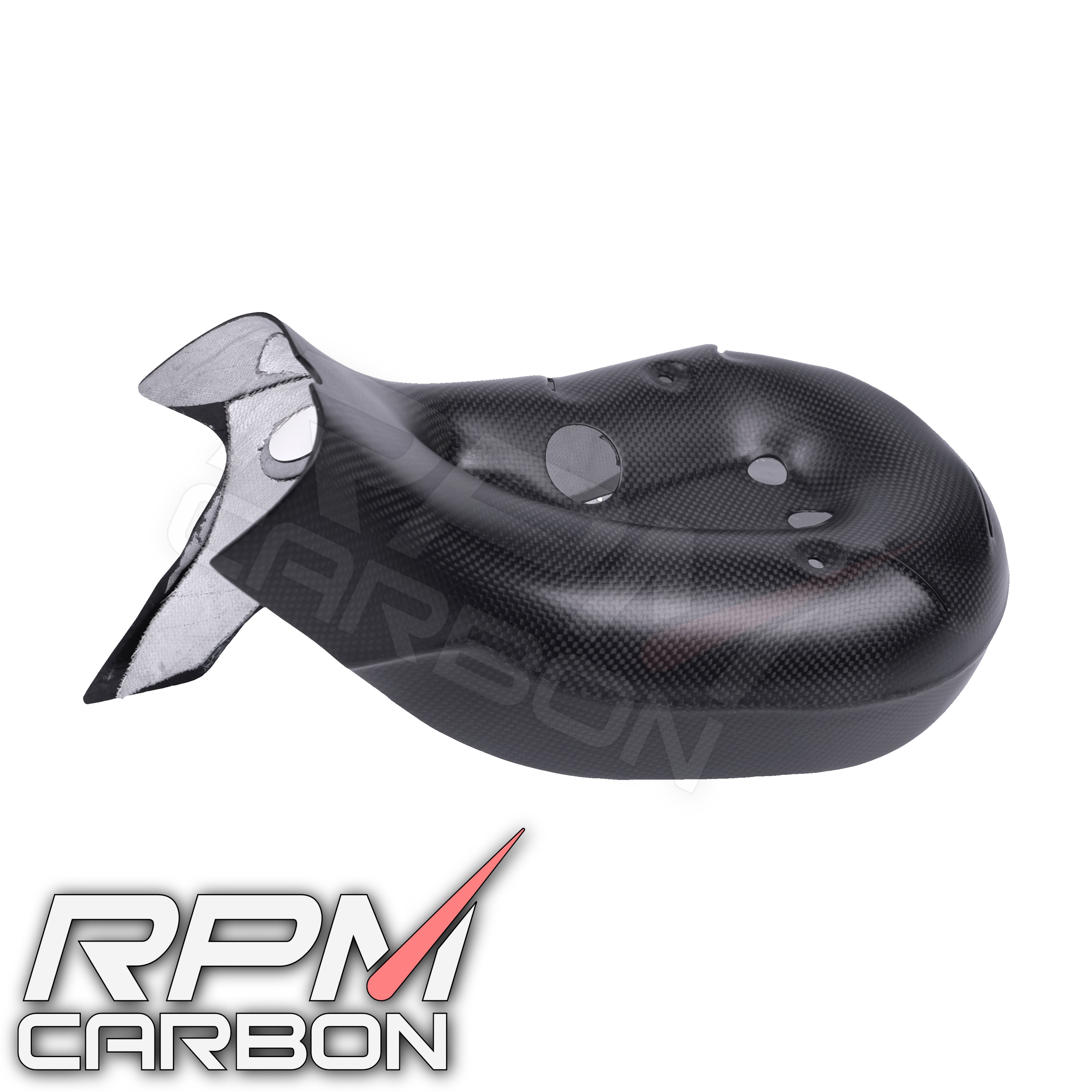 Ducati Panigale 899 1199 Carbon Fiber Exhaust Cover (Read Description)
