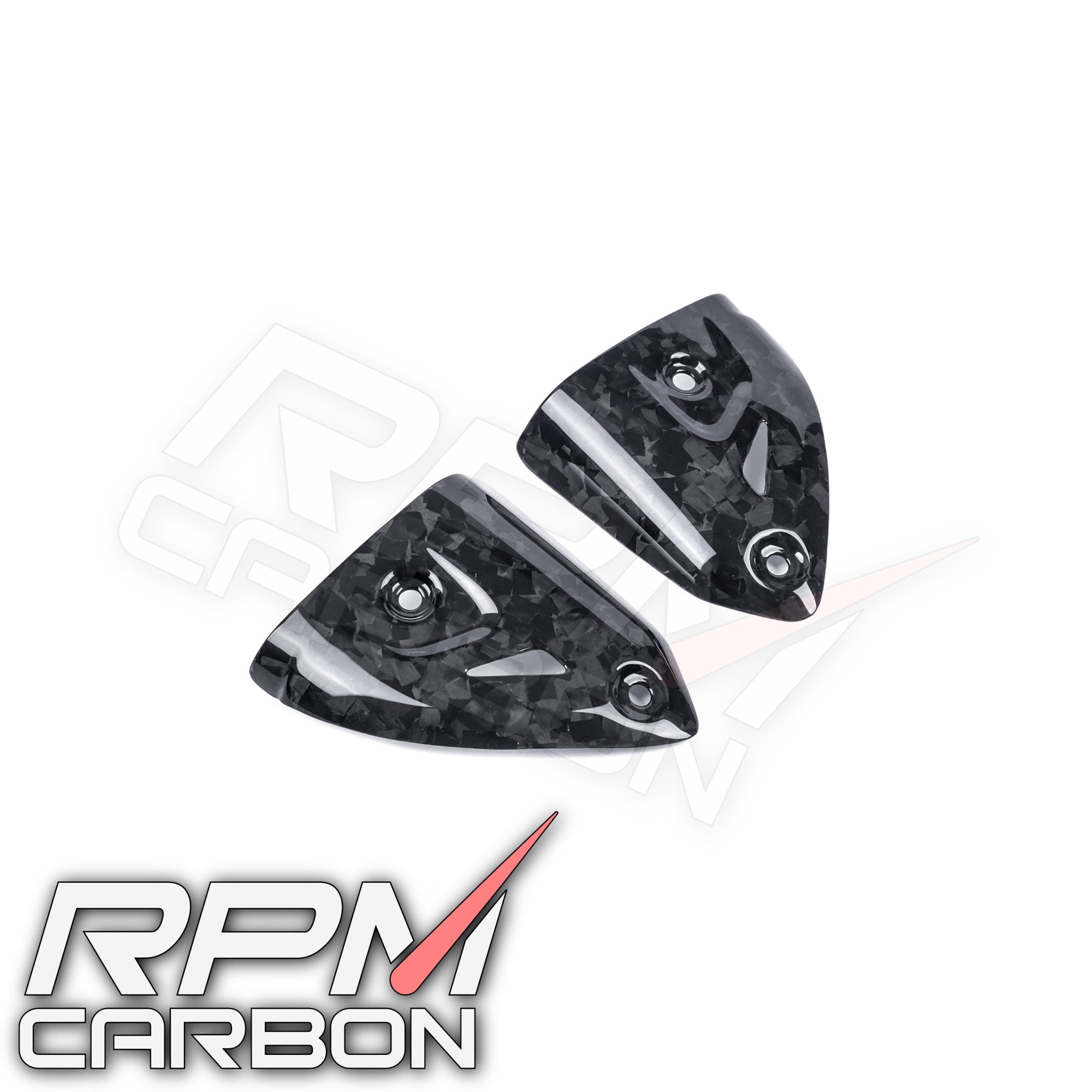 Ducati Panigale 899 1199 1299 959 V2 Carbon Fiber Exhaust Side Covers Termignoni
