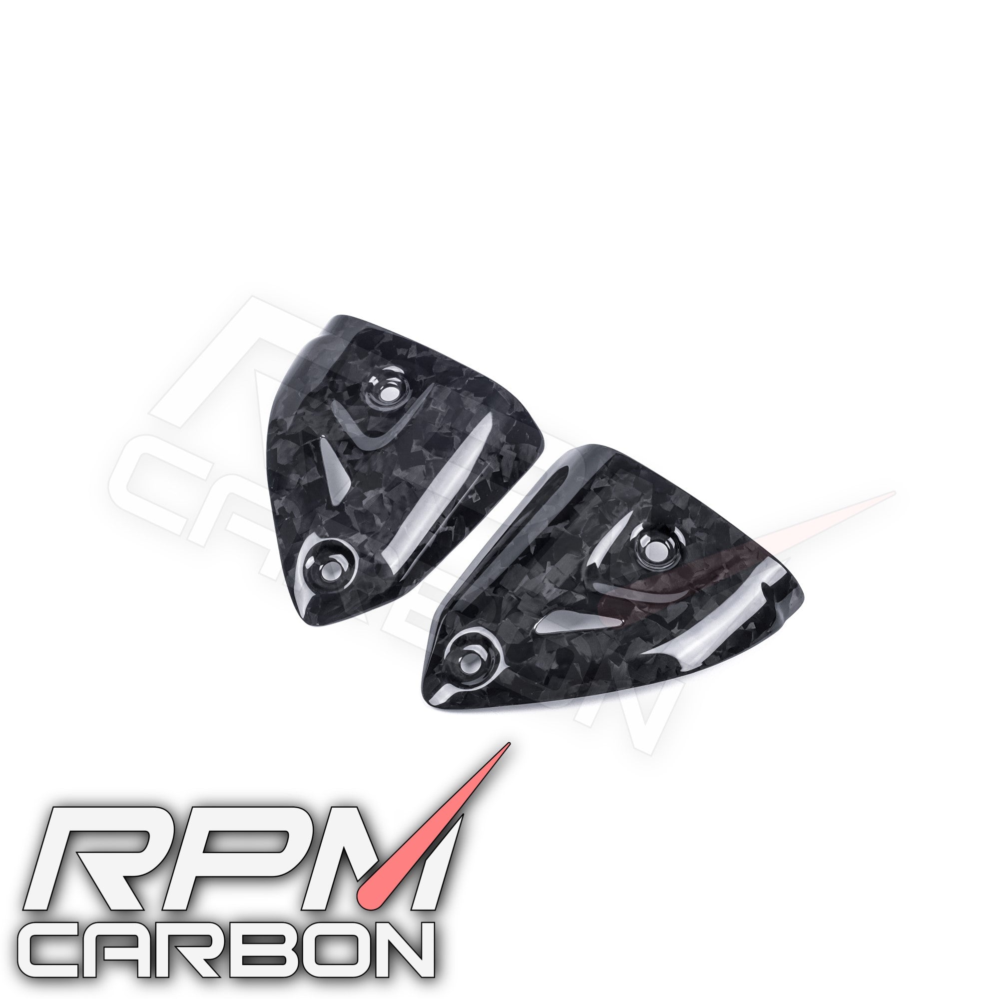 Ducati Panigale 899 1199 1299 959 V2 Carbon Fiber Exhaust Side Covers Termignoni