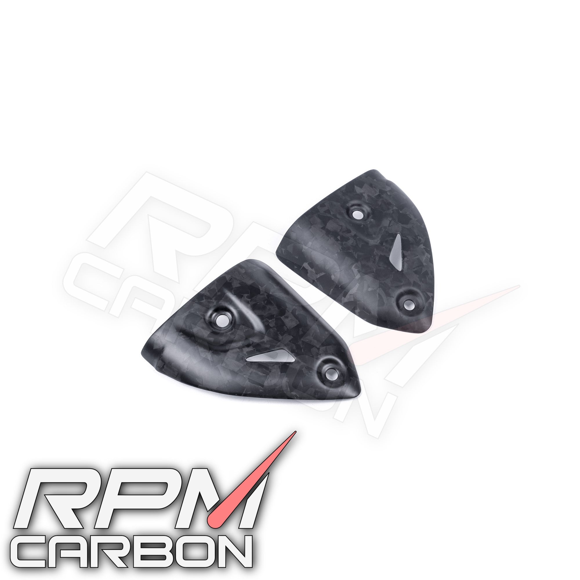 Ducati Panigale 899 1199 1299 959 V2 Carbon Fiber Exhaust Side Covers Termignoni